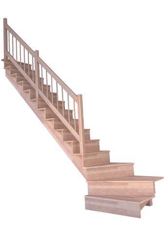 Starwood Systemtreppe »Massivholz Lindos Holz-H...