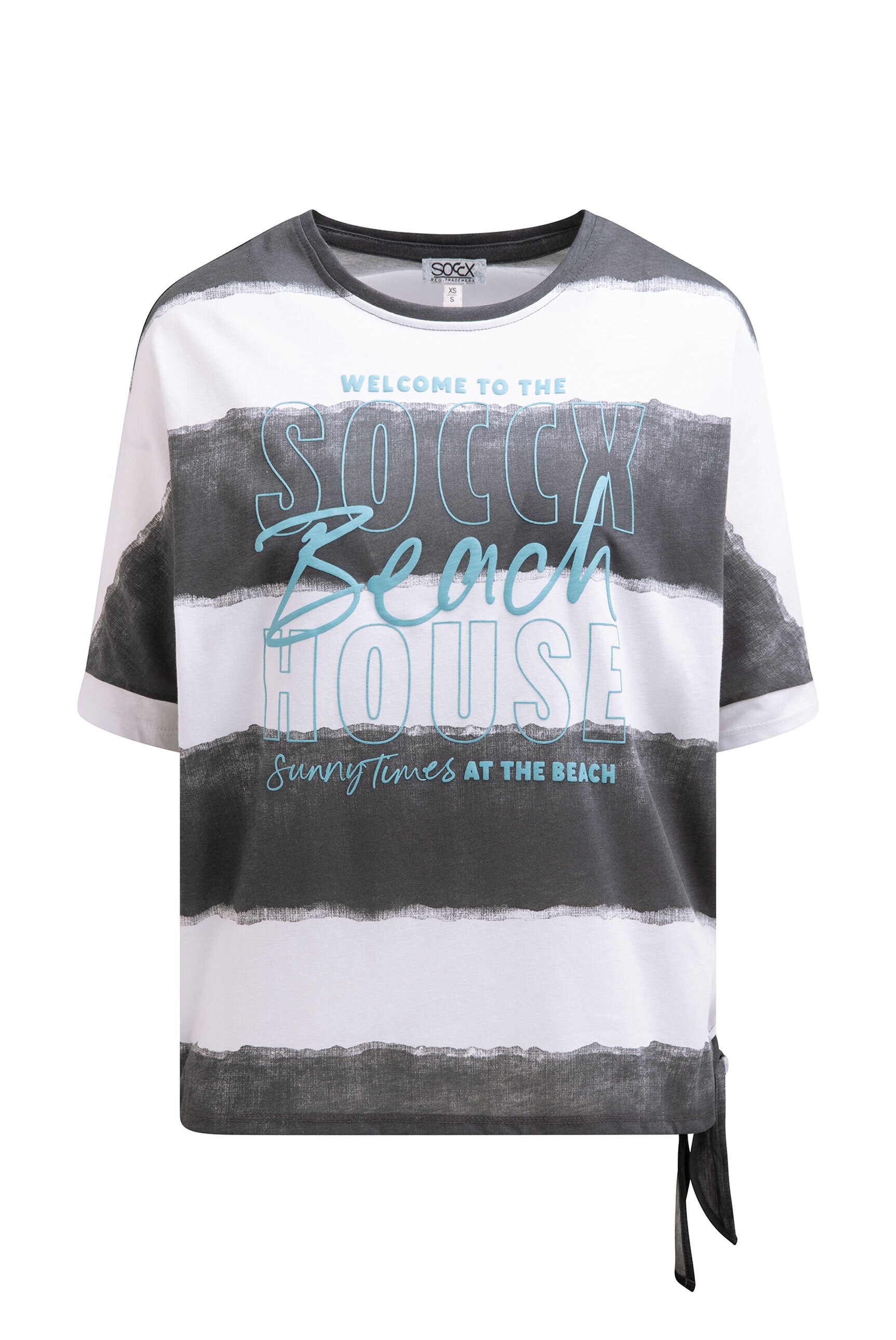 SOCCX Rundhalsshirt mit Baumwolle