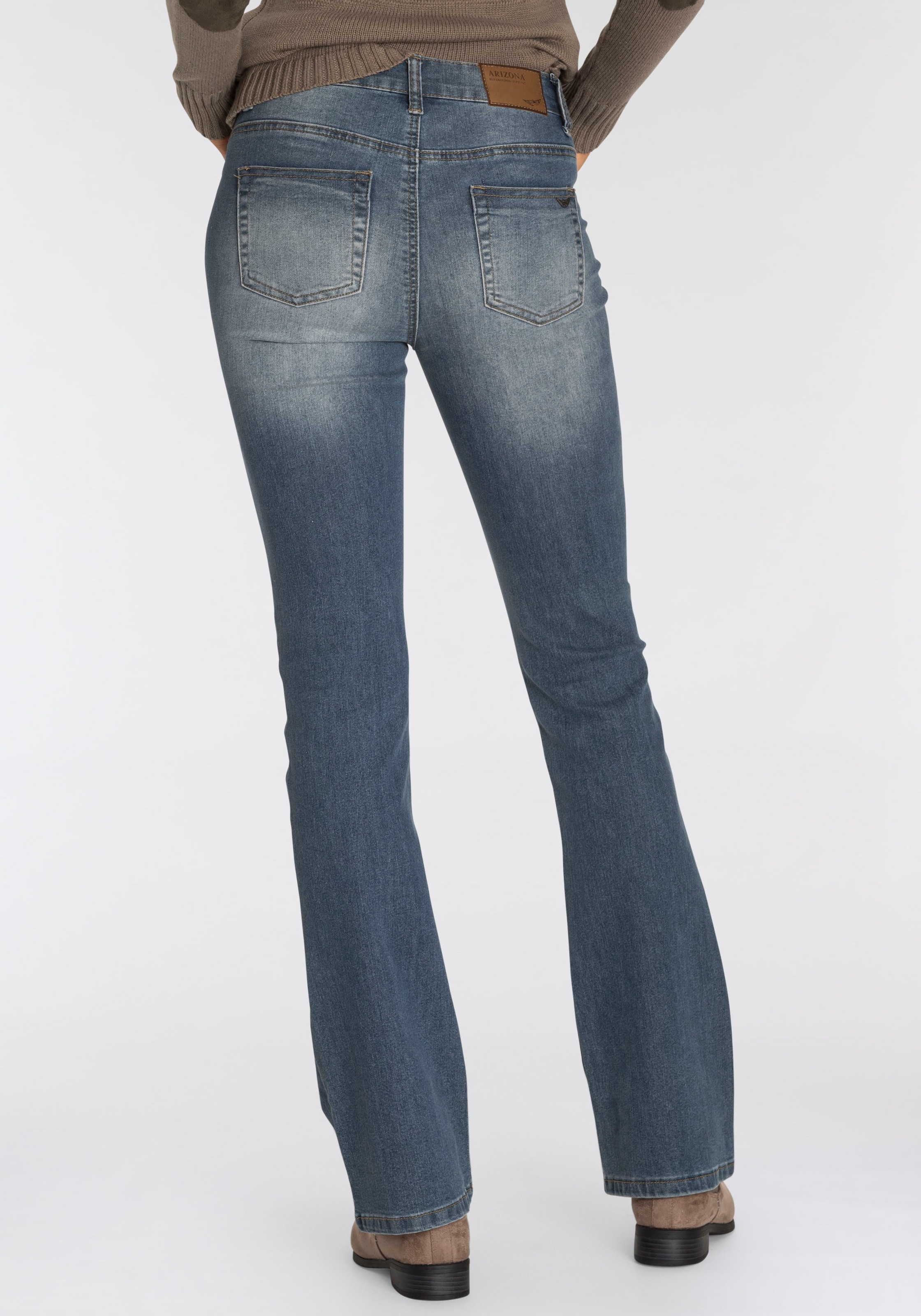 Arizona Bootcut-Jeans "Shaping", elastische Passform, Bootcut-Beinform, Use günstig online kaufen