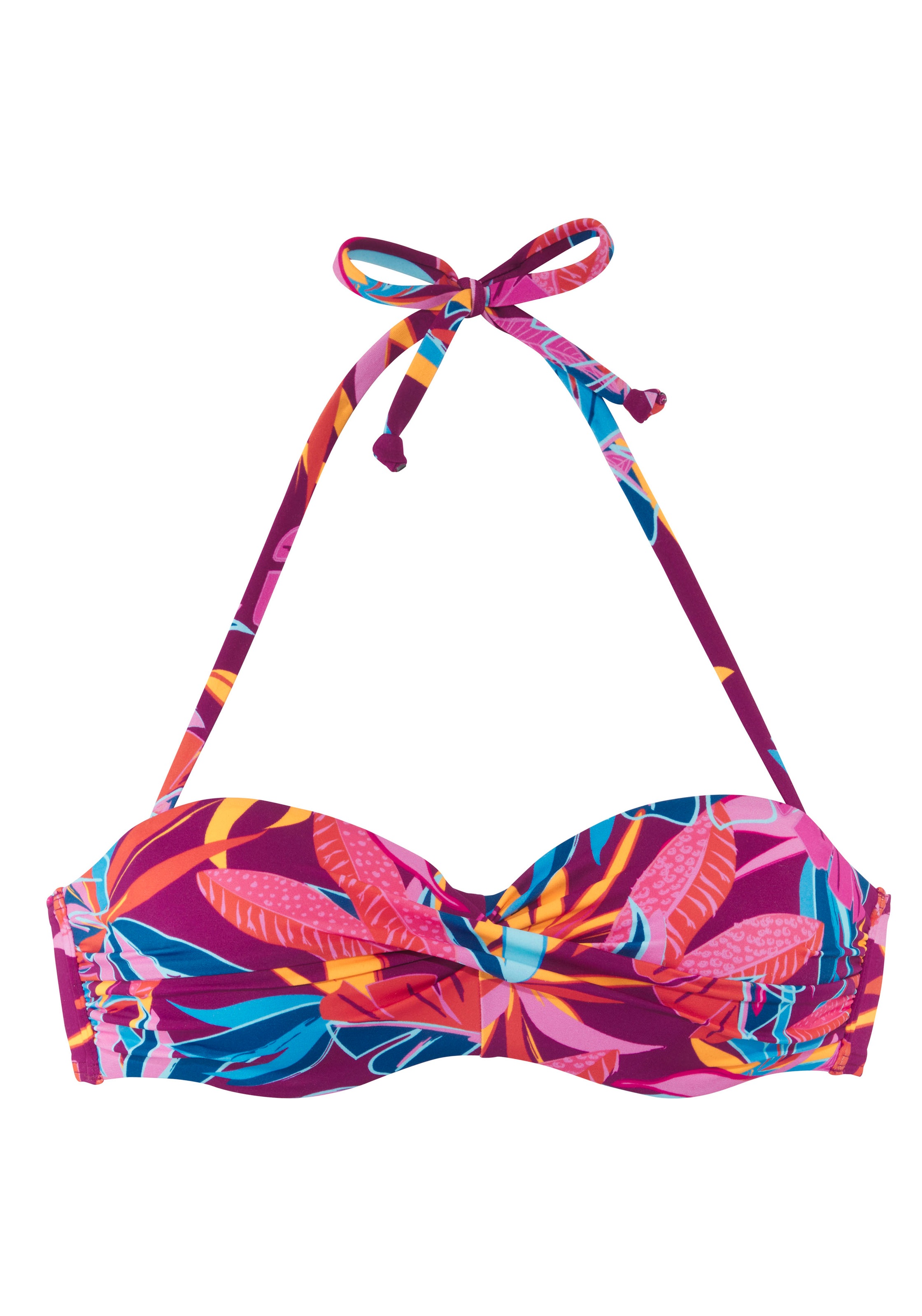 Buffalo Bügel-Bandeau-Bikini-Top "Soleil" mit gedrehter Optik günstig online kaufen