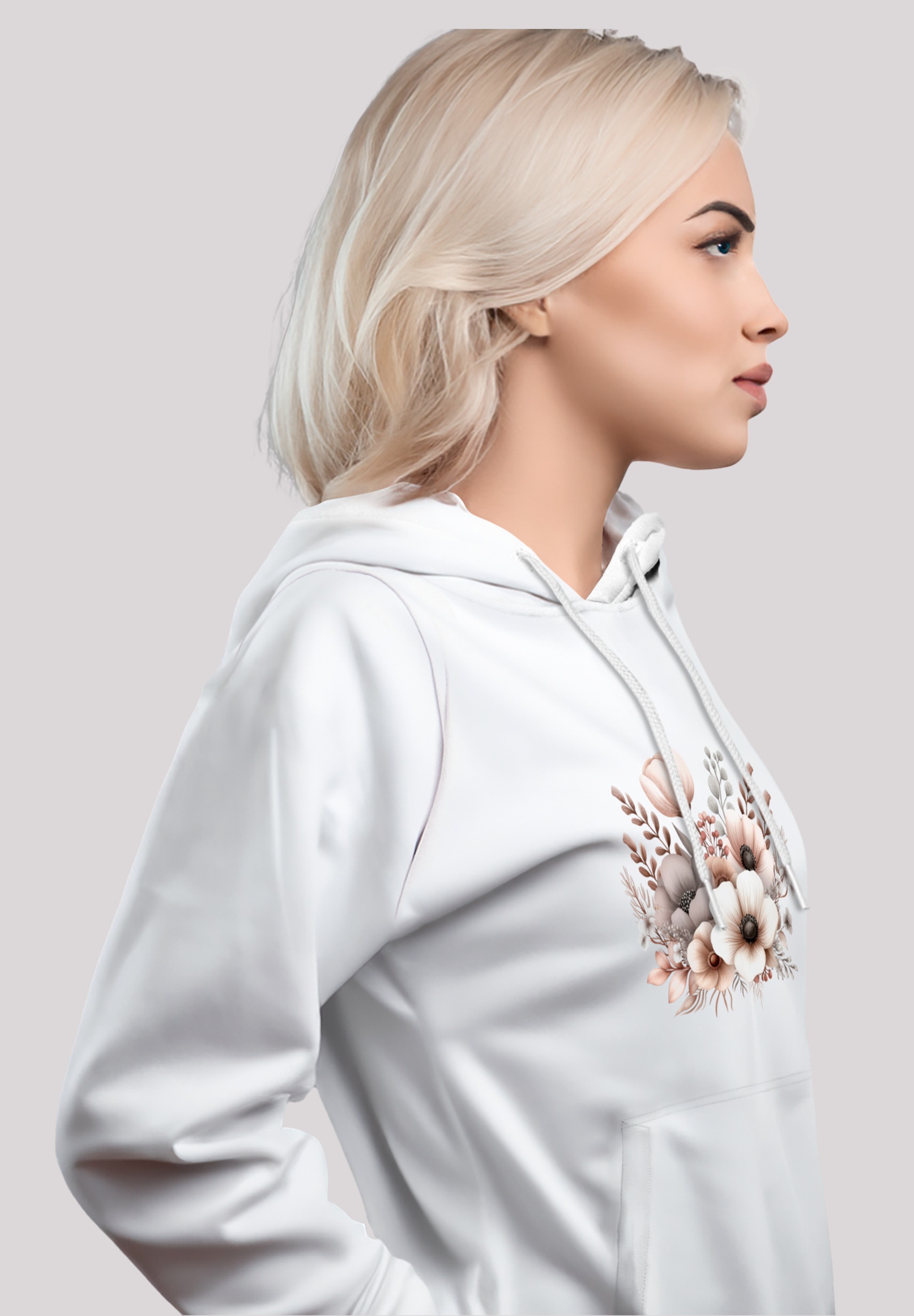 F4NT4STIC Kapuzenpullover »Blumenstrauß Boho«, Premium Qualität