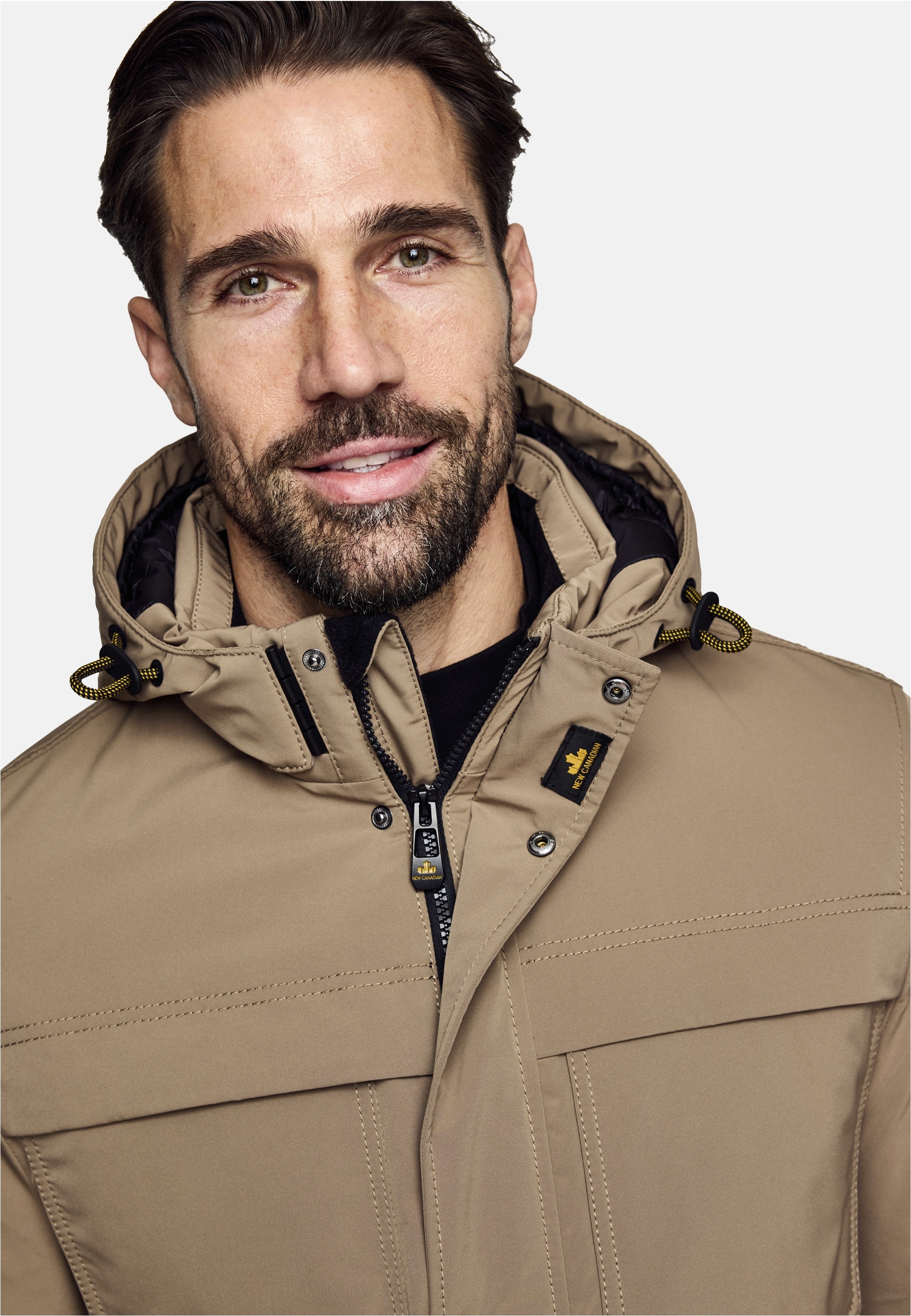 New Canadian Outdoorjacke »CO-3«, mit Fleece-Einsatz am Innenkragen