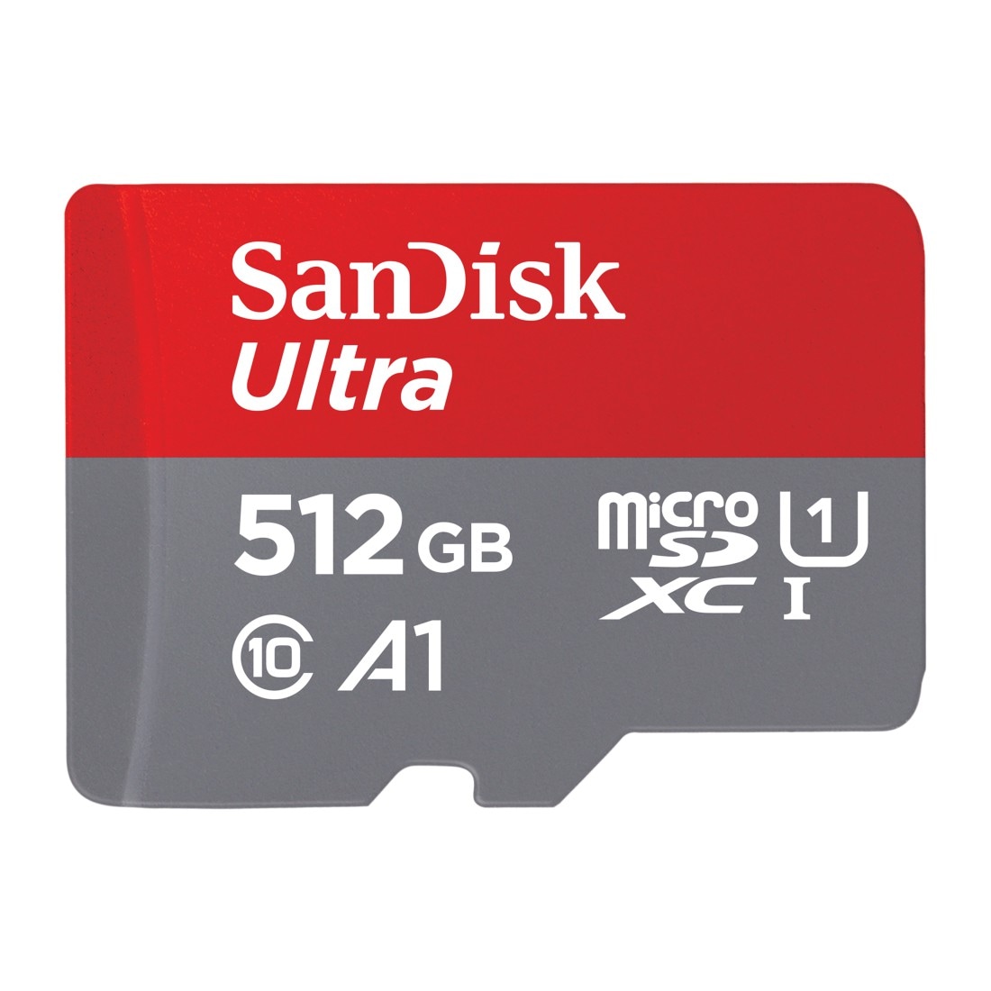 SANDISK Speicherkarte "microSDXC Ultra, Adapter "Mobile"", 512 GB, grau, Speicherkarten