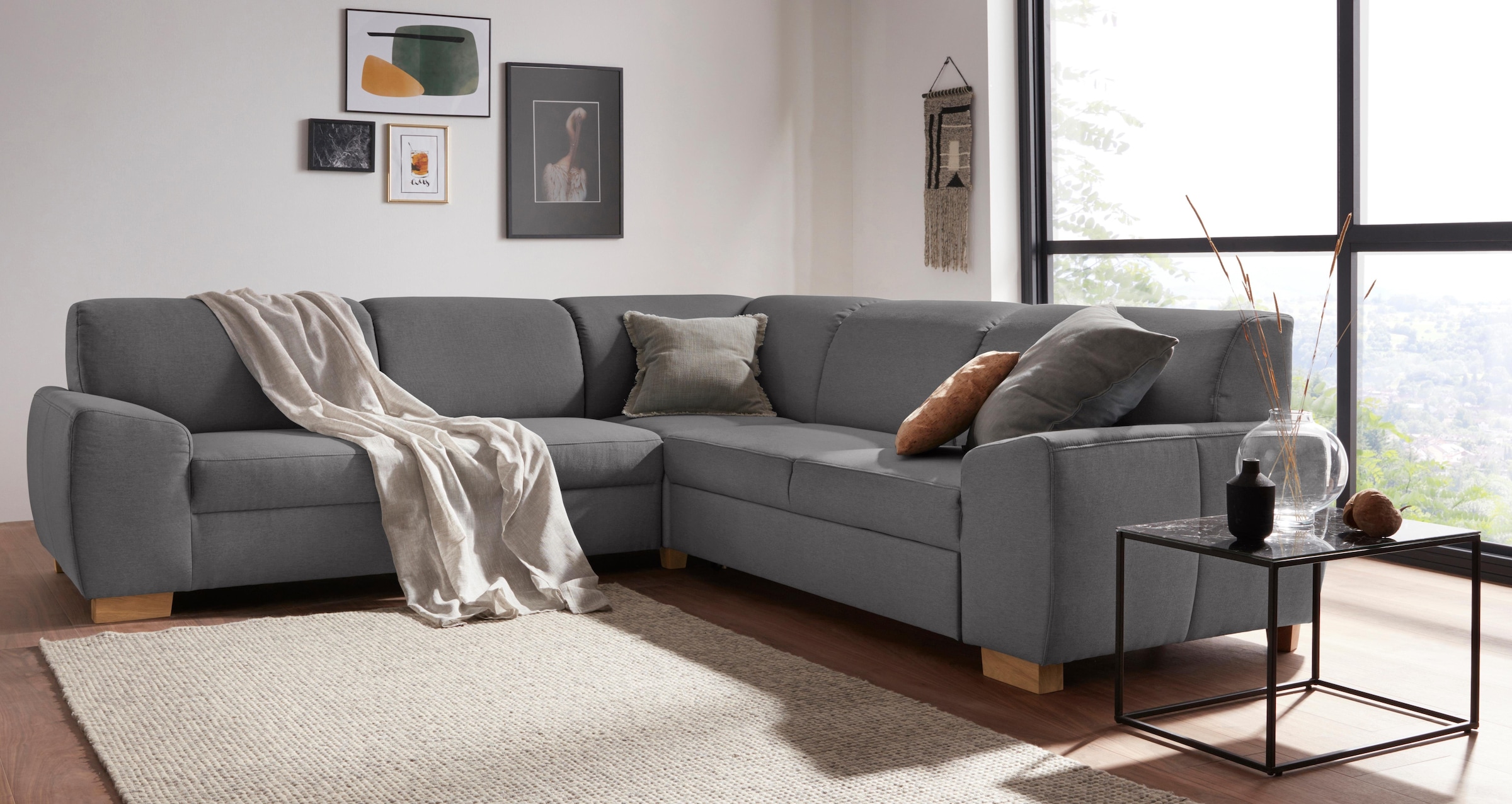 DOMO collection Ecksofa »Incanto L-Form« patogi su mie...