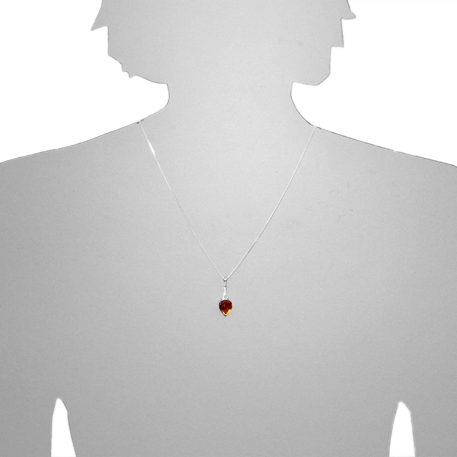 Ostsee-Schmuck Ditte Pendant White Sterling Silver 2