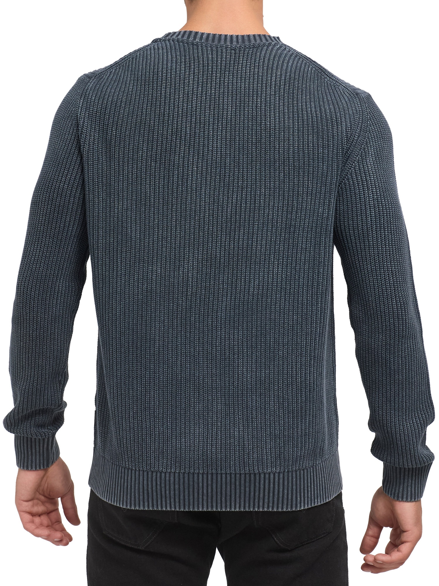 Indicode Rundhalspullover »INTorpedo« Baumwolle, regular fit