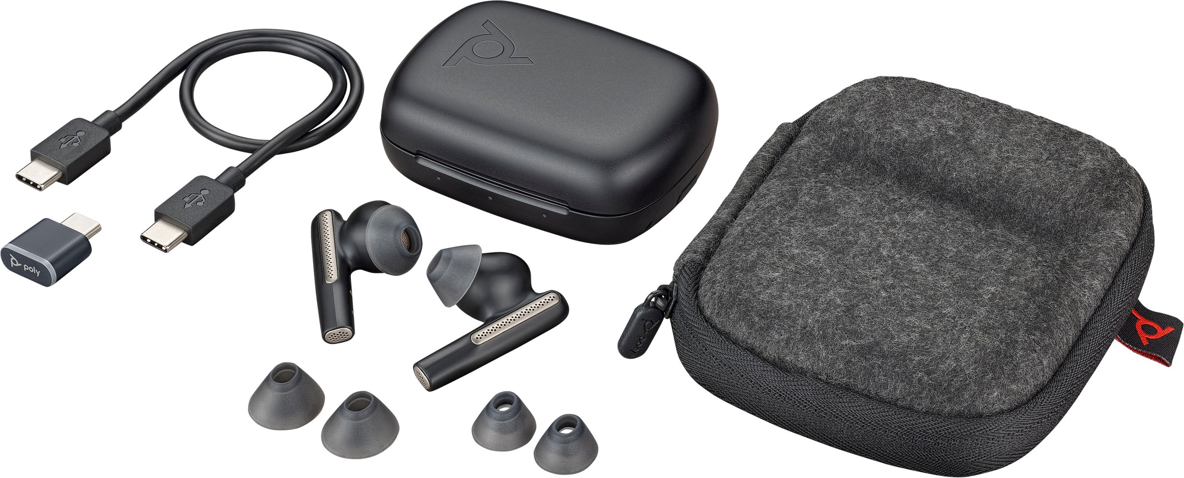 wireless | Poly Cancelling Free In-Ear-Kopfhörer »Voyager Active BAUR 60«, Noise ANC) (