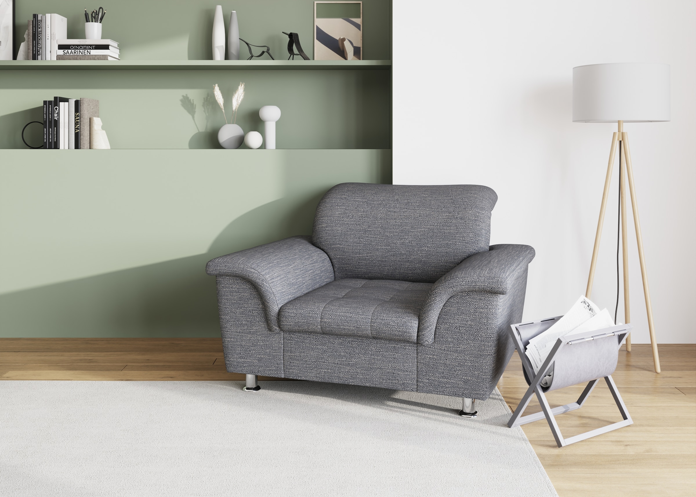 DOMO collection Sessel "Franzi, zeitlos & elegant, moderne Sitzheftung" wah günstig online kaufen