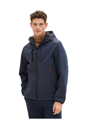 TOM TAILOR Softshelljacke su Kapuze