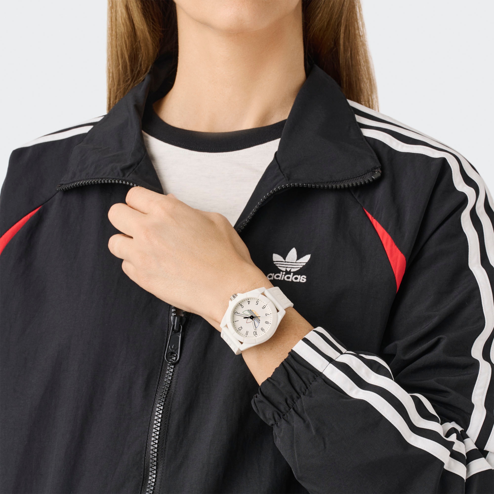 adidas Originals Quarzuhr »PROJECT FOUR«, Armbanduhr, Herrenuhr, Damenuhr, unisex, Resinarmband
