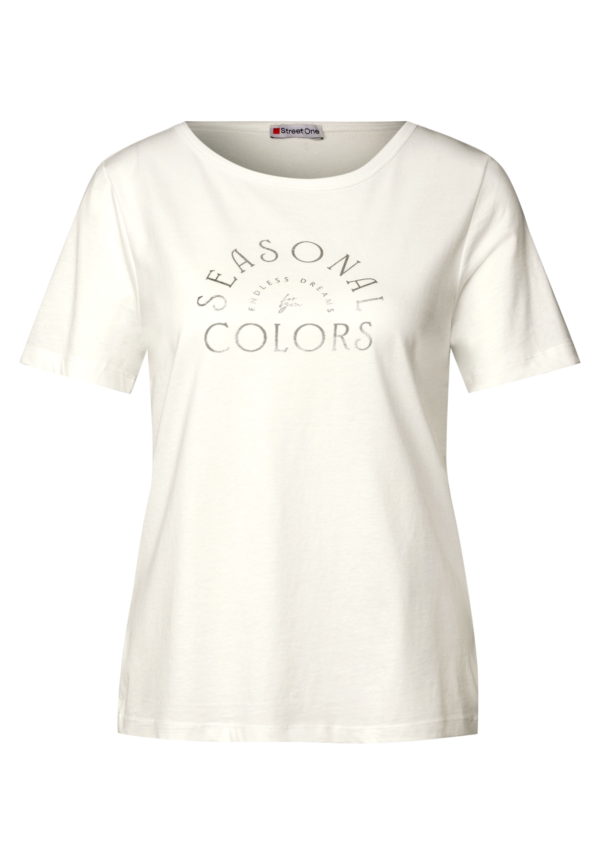 STREET ONE T-Shirt, mit Schriftzug