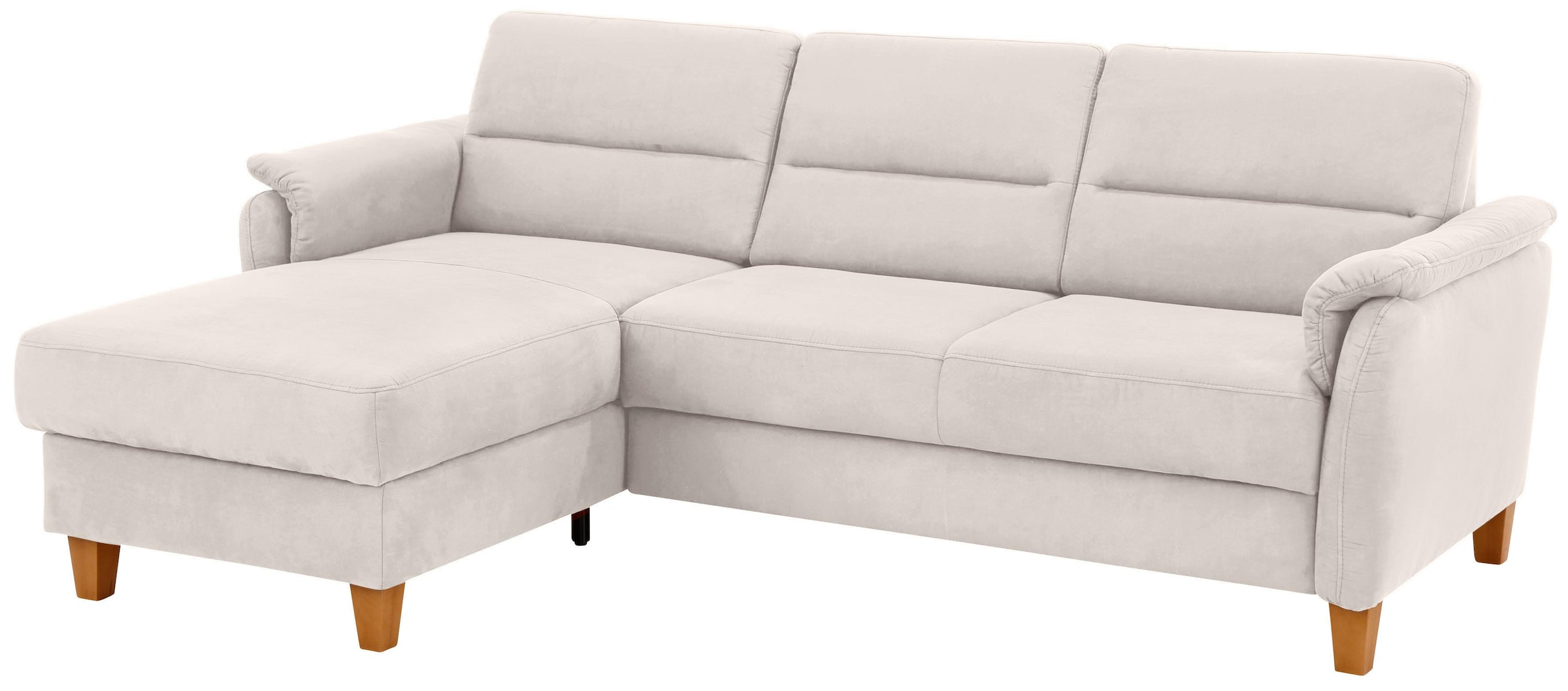 Home affaire Ecksofa "Palmera L-Form, B: 244 cm - OTTO. Verlässliche Qualität." optional Schlaffunktion & Bettkasten, Federkern