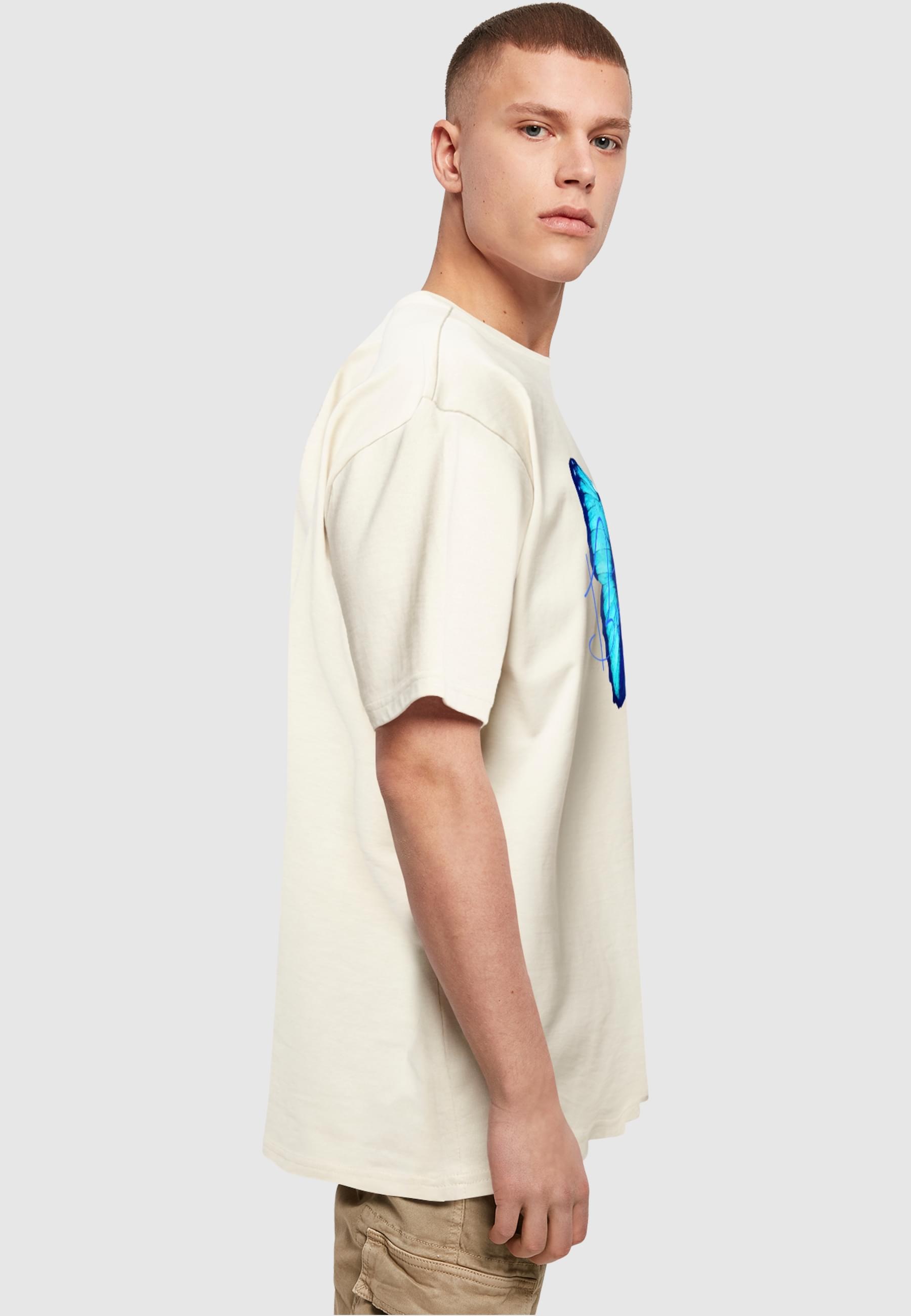 Merchcode T-Shirt »Merchcode Herren Butterfly Blue Heavy Oversized Tee«, (1 tlg.)