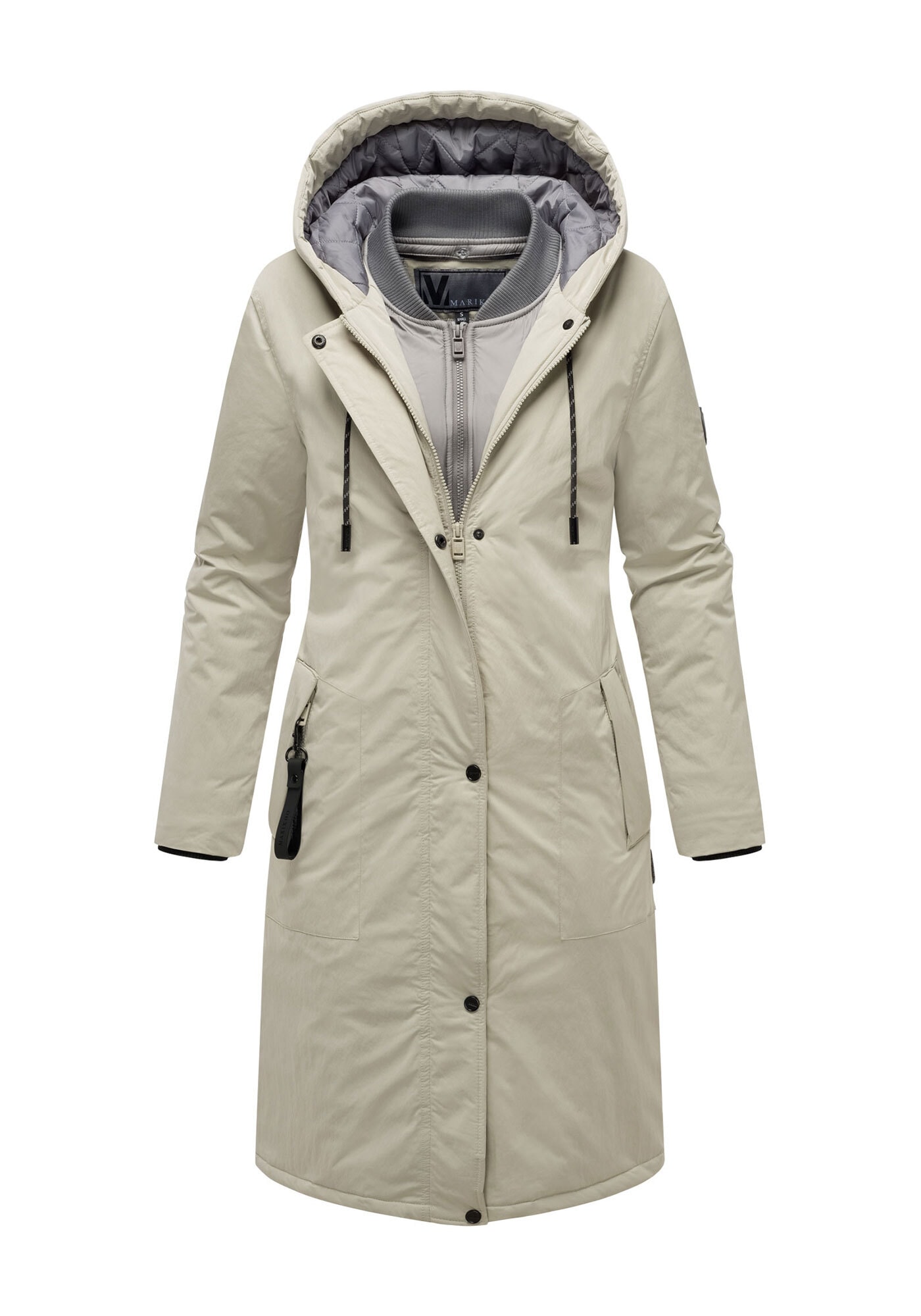 Marikoo Winterjacke »Ledalaa«, mit großer Kapuze