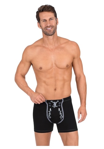 Boxer »TRIGEMA Pants mit Hirsch«, (1 St.)