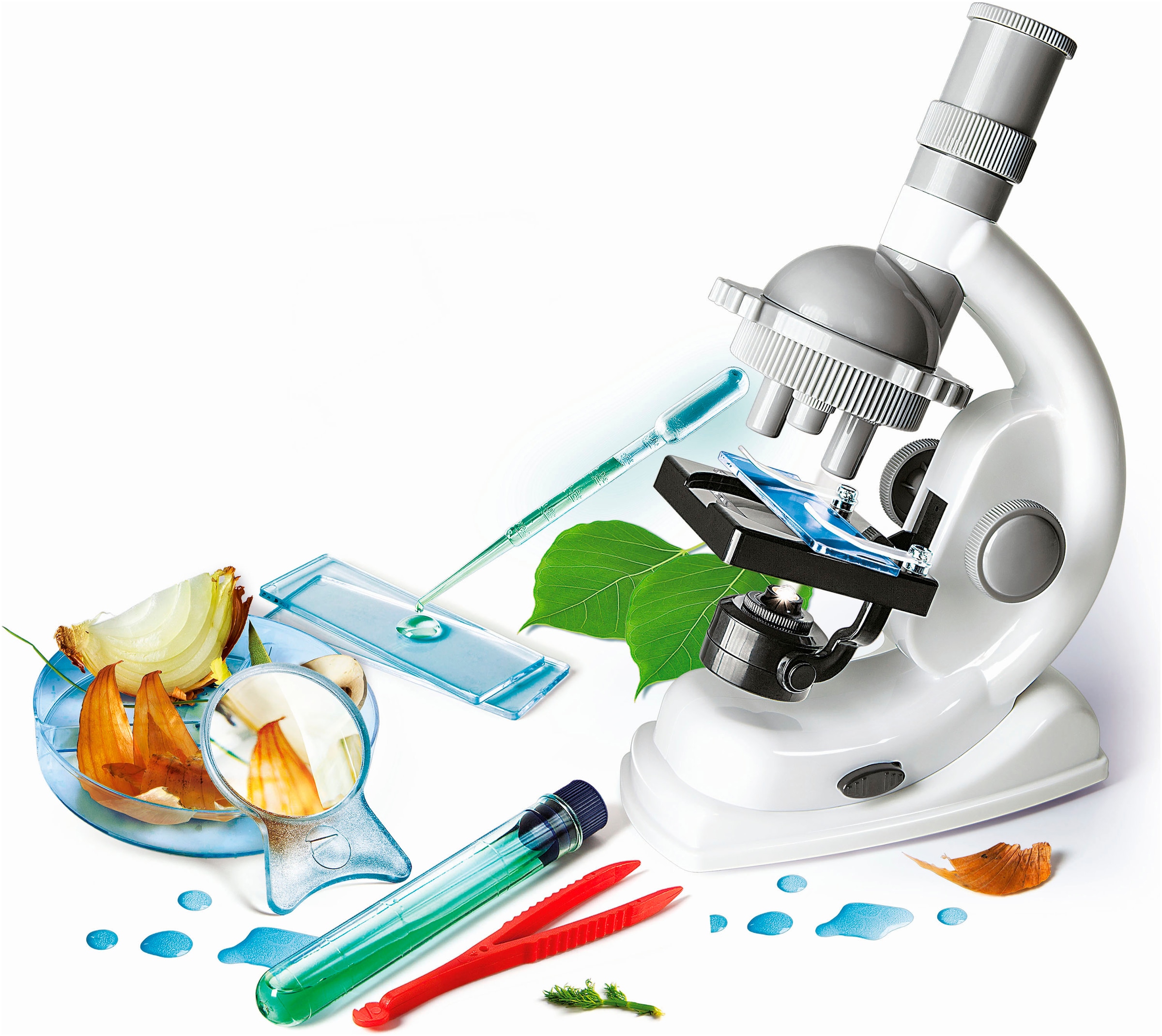 Clementoni® Experimentierkasten »Galileo, Natur unter dem Mikroskop«