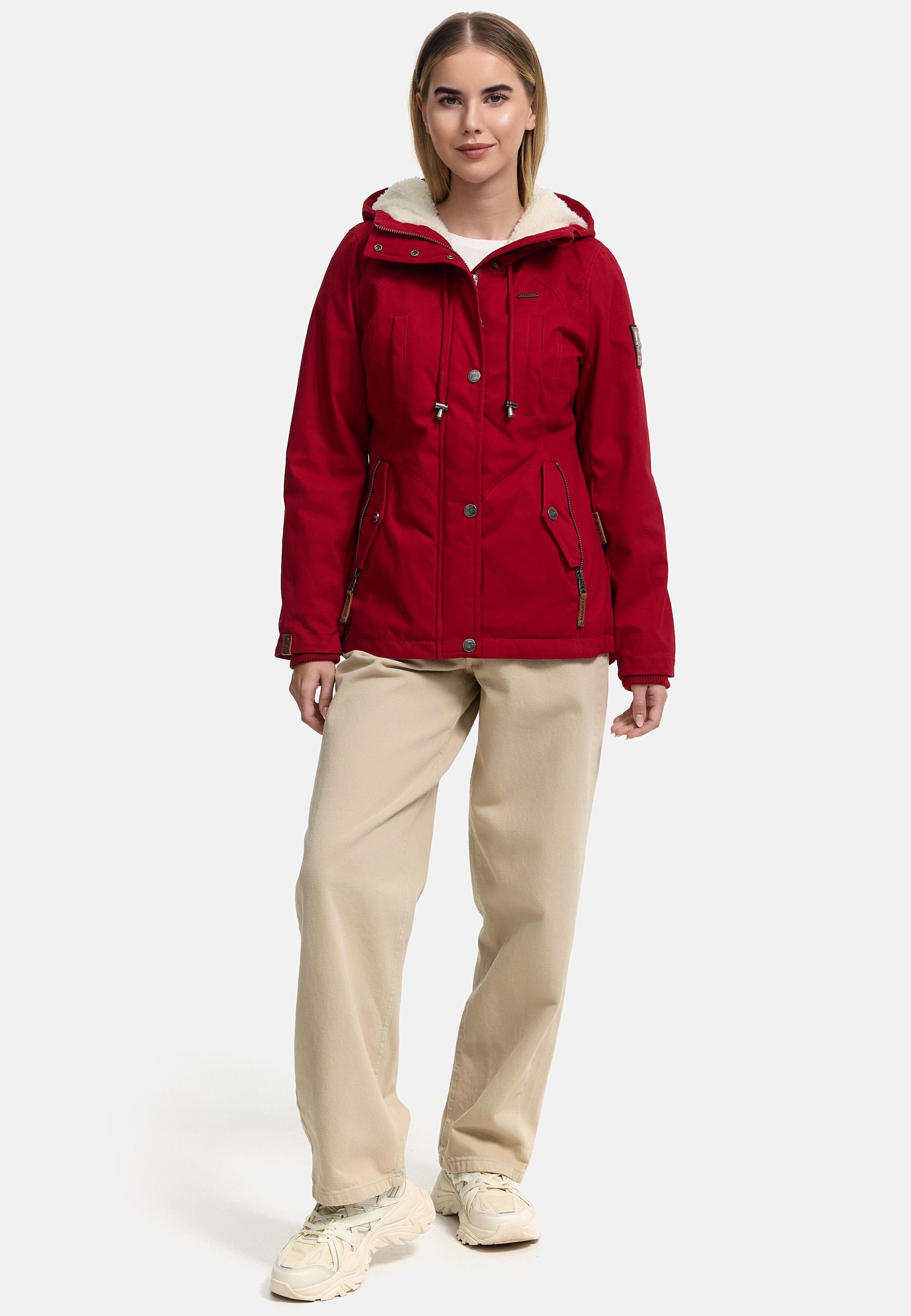 Marikoo Winterjacke »Bikoo«, mit Kapuze, sportliche Damen Outdoor Baumwolljacke mit Kapuze