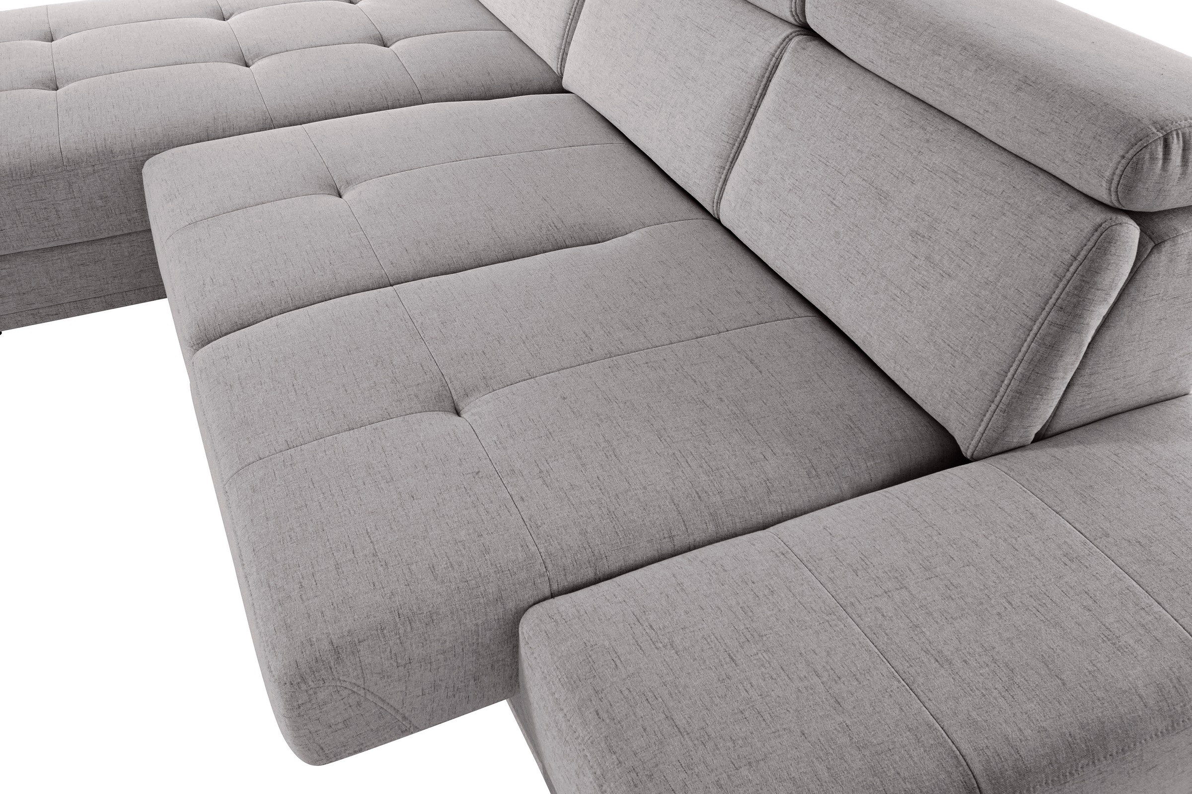INOSIGN Ecksofa »Cardiz L-Form«, inkl.Kopfteilverstellung und Federkern wahlweise mit Bettfunktion