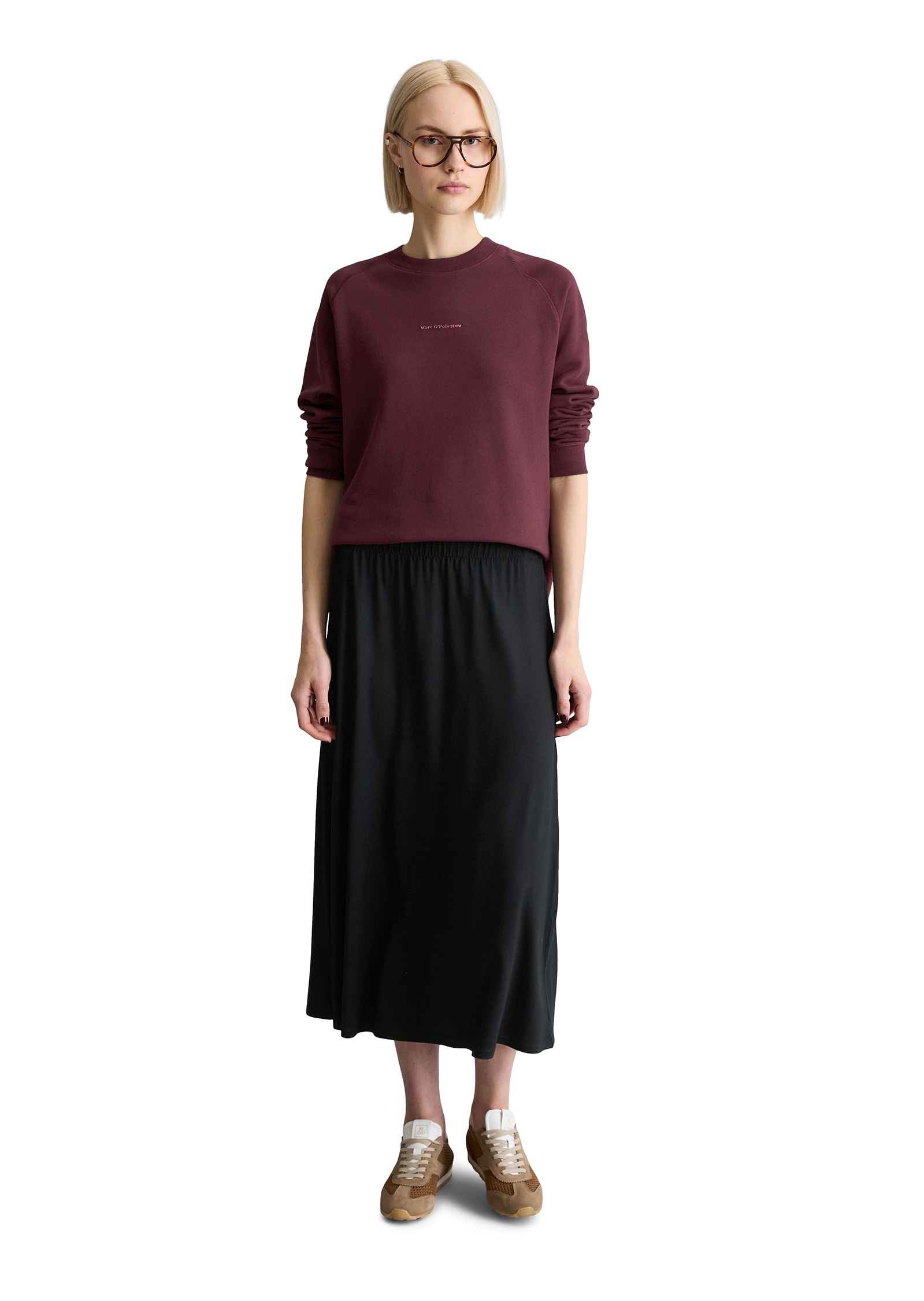 Marc O'Polo DENIM Jerseyrock aus LENZING ECOVERO, ausgestellt