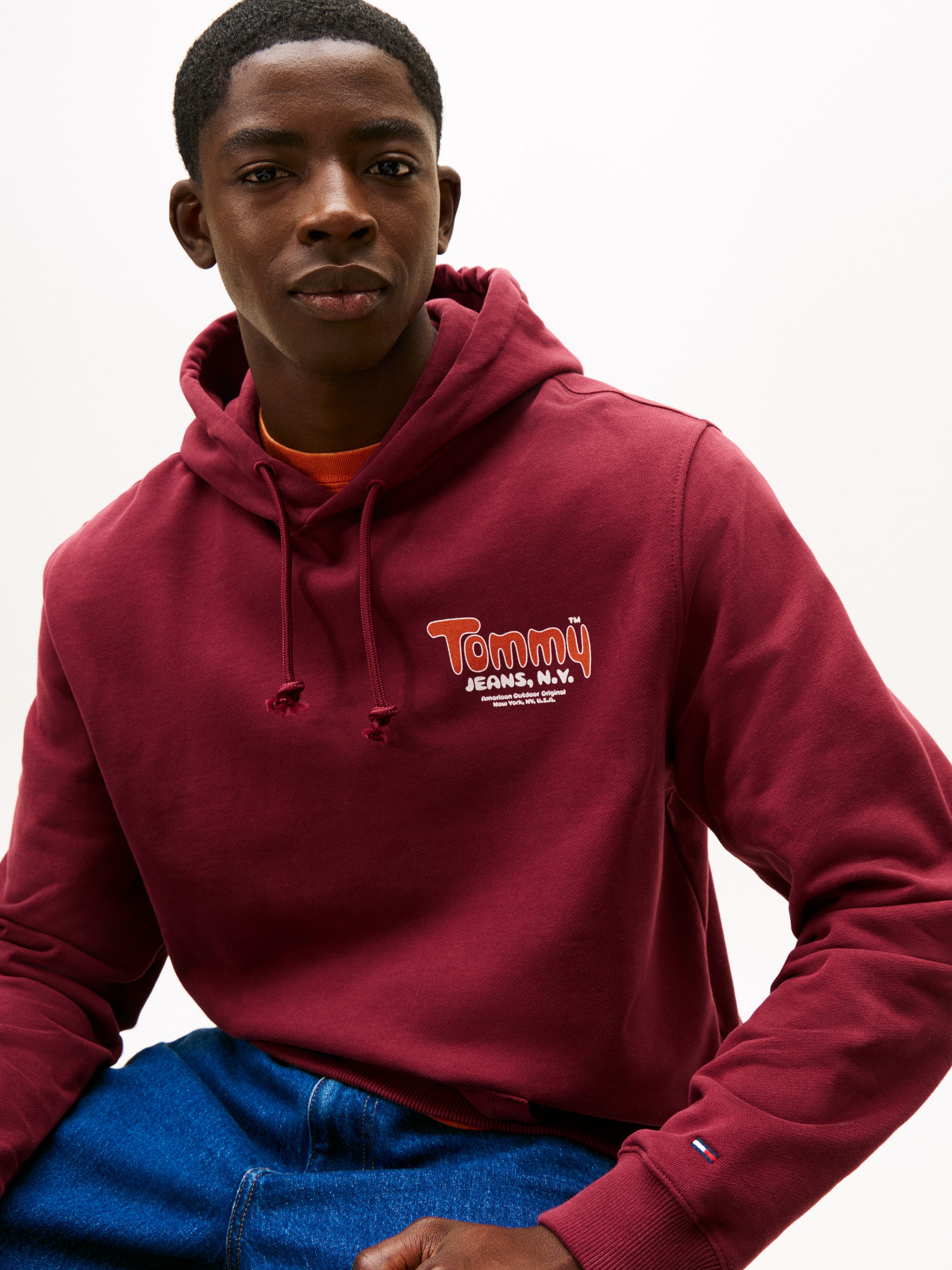 Tommy Jeans Kapuzensweatshirt "FONT PLAY HOODIE", Regular fit mit Kapuze günstig online kaufen