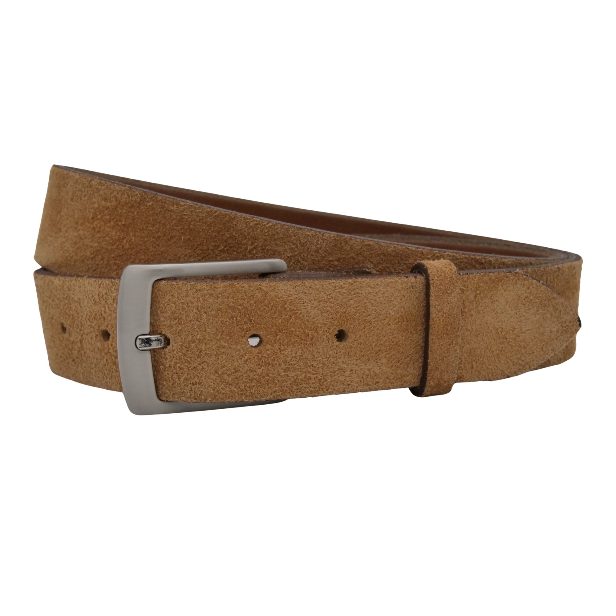 Ledergürtel ANNAMATONI "AnnaMatoni Herren Ledergürtel Zeitloses Design Gürtel 3,5cm", Herren, Gr. TW115 - 130cm Gesamtlänge, cognac 640, 100% Leder, Gürtel Ledergürtel