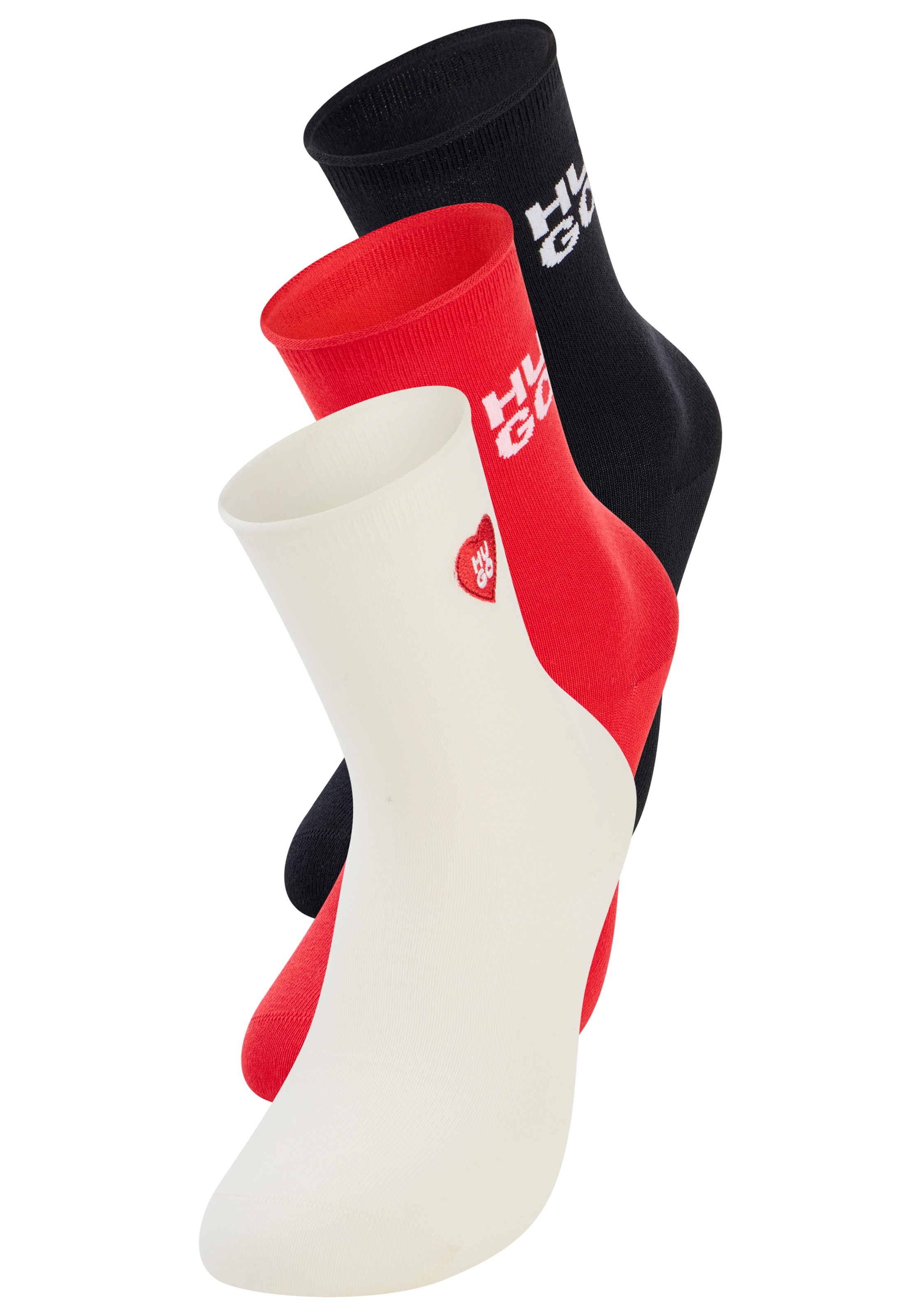 HUGO Underwear Socken "3P QS HEART" günstig online kaufen