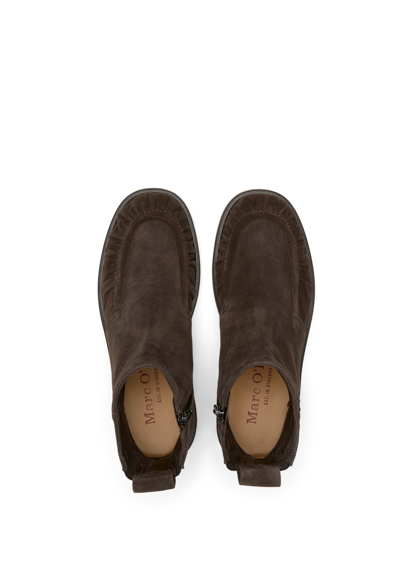 Marc O'Polo Stiefelette »aus geöltem Veloursleder«
