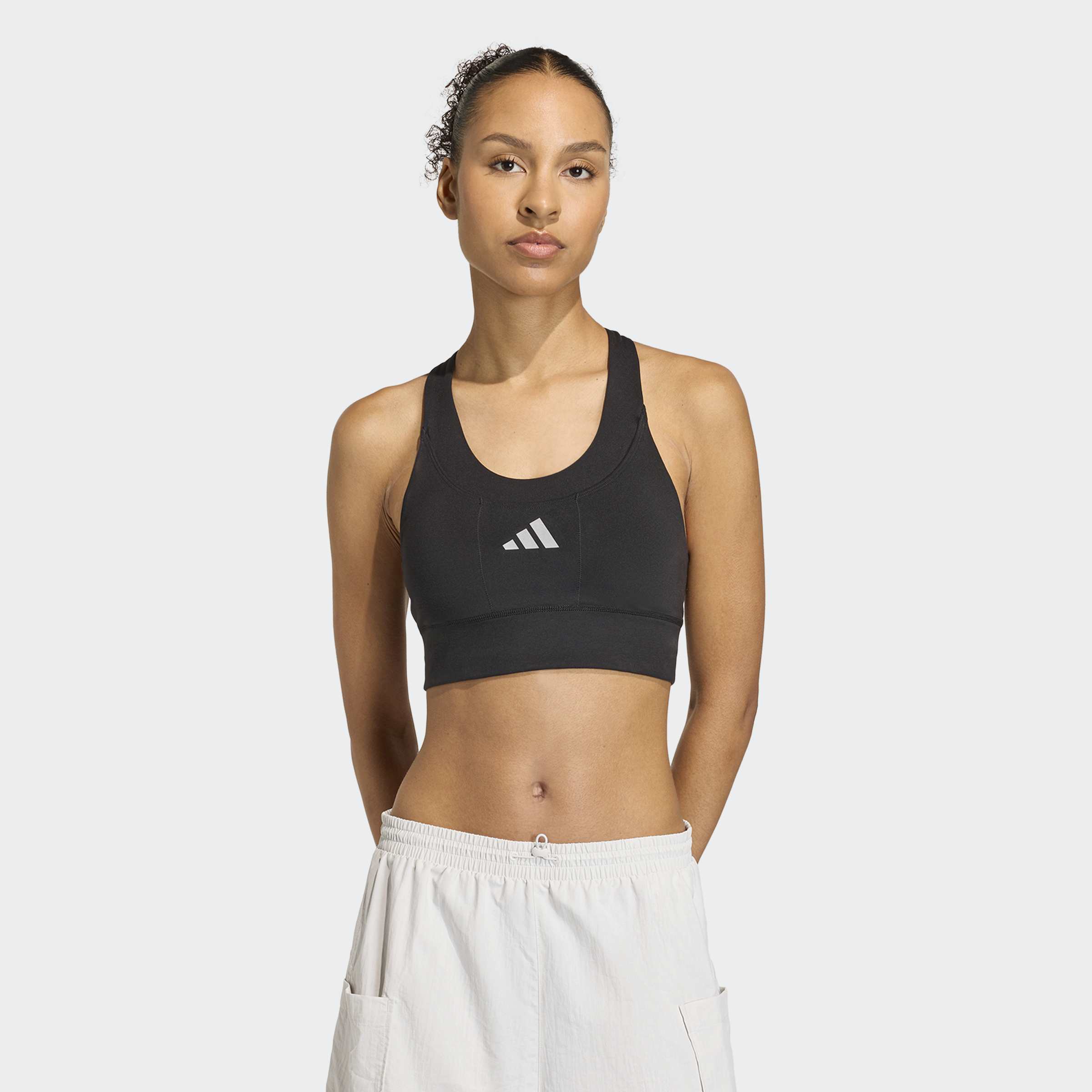 adidas Performance Sport-BH "ADI365 RUNNING POCKET MEDIUM SUPPORT BH" ohne Bügel, mit Climacool Technologie