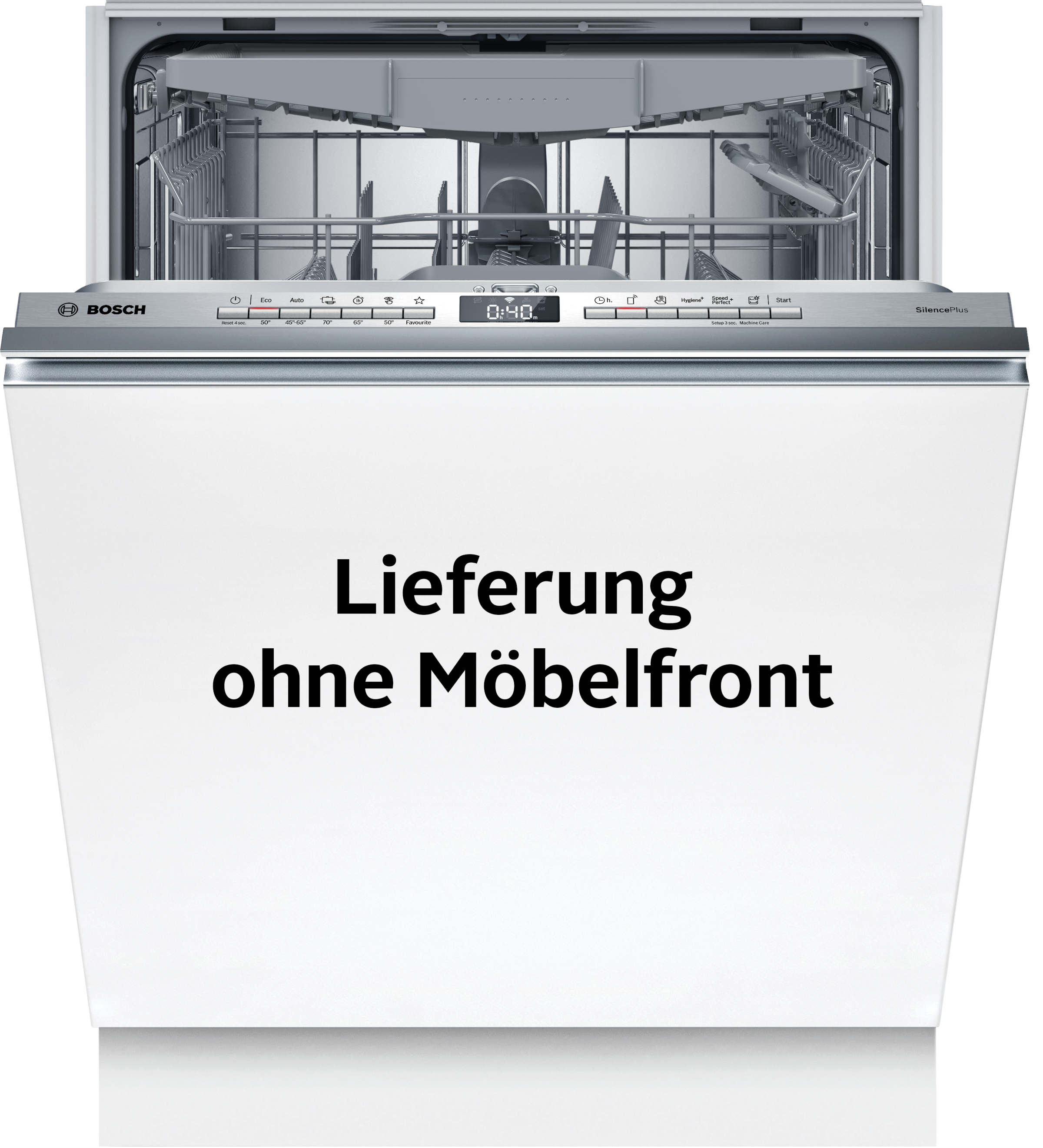BOSCH vollintegrierbarer Geschirrspüler Serie 4 "SMV4EVX09E" 14 Maßgedecke Flexible Vario-Körbe mit VarioSchublade & praktisches Info Light