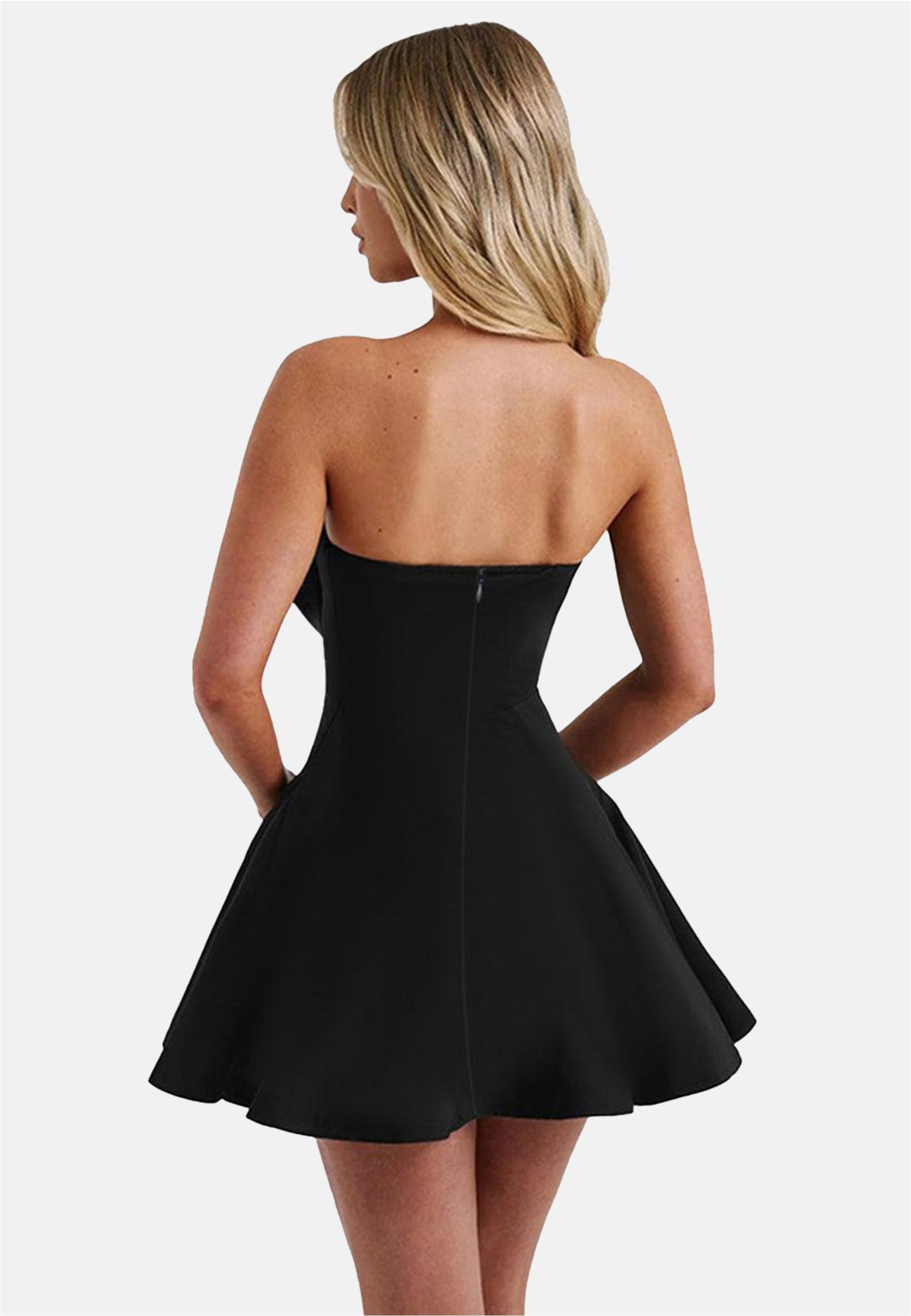 Moda Minx Jerseykleid, mit schöner Schleife am Ausschnitt