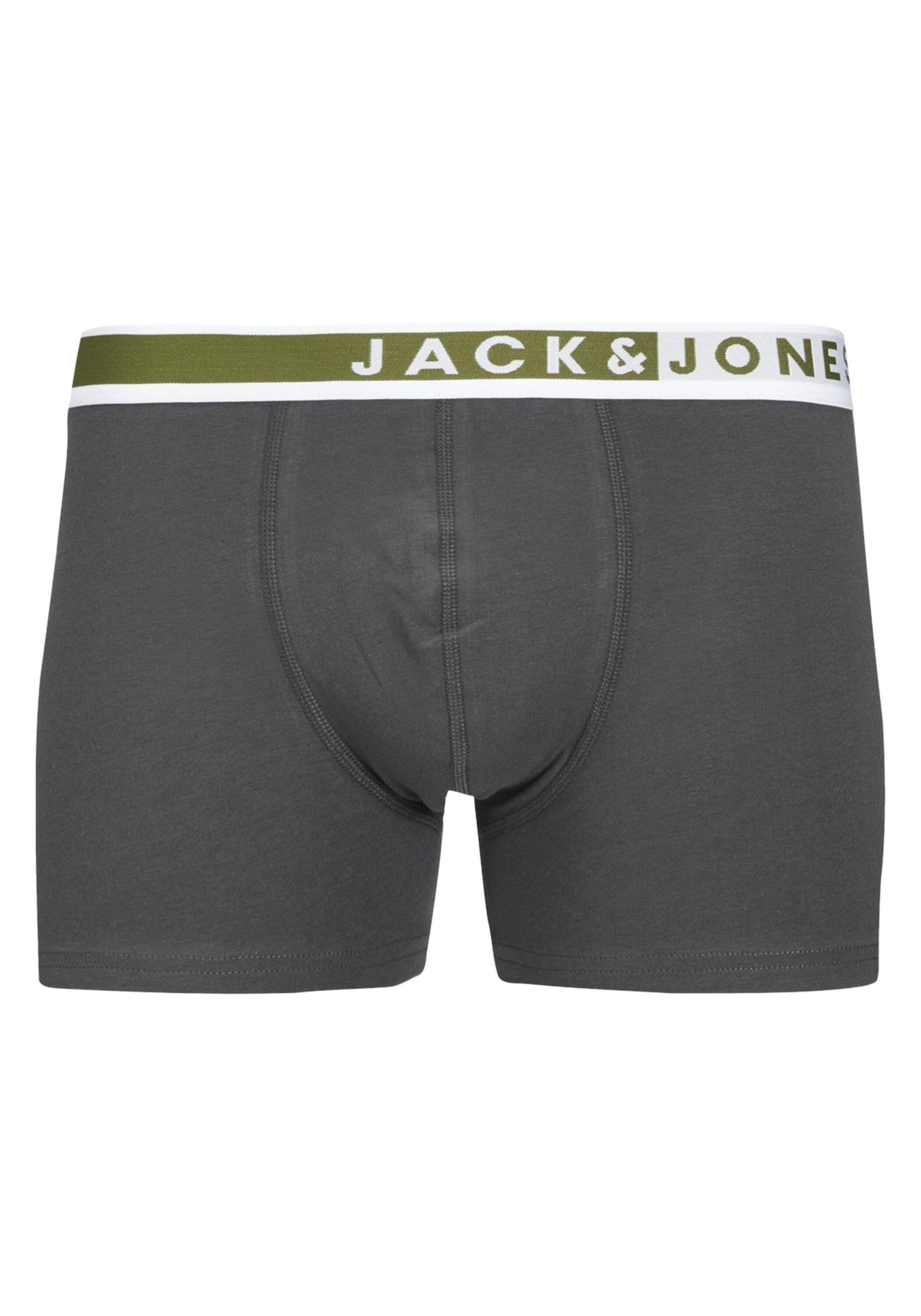 Jack & Jones 12-er Set Trunks Schwarz, Grau & Blau mit verschiedenfarbigem günstig online kaufen