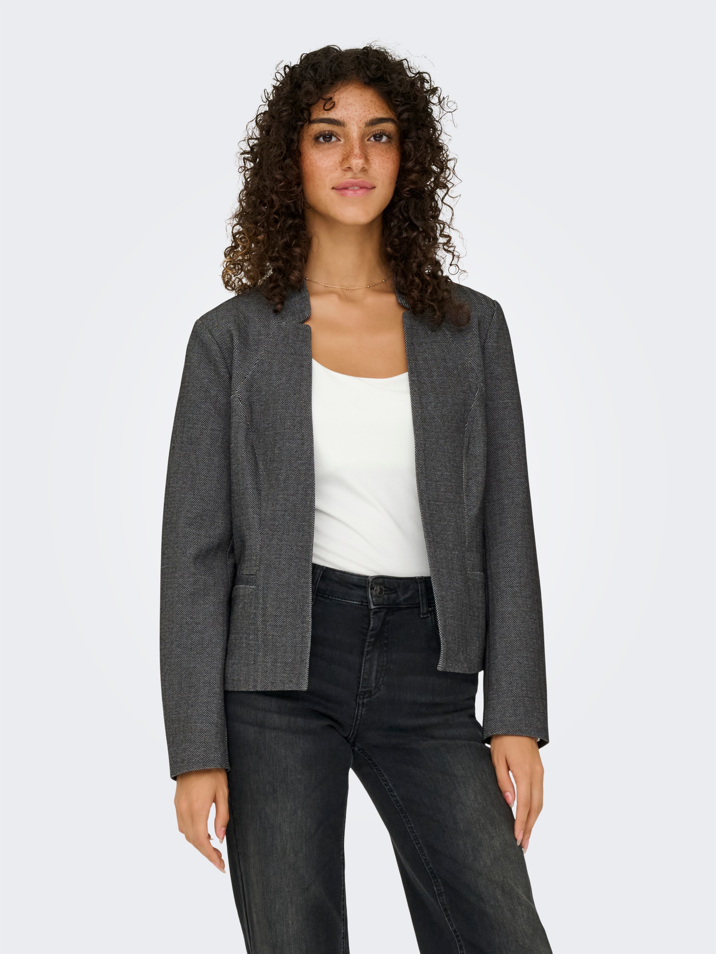 ONLY Kurzblazer "ONLADDY L/S HARRINGBONE BLAZER CC TLR" günstig online kaufen