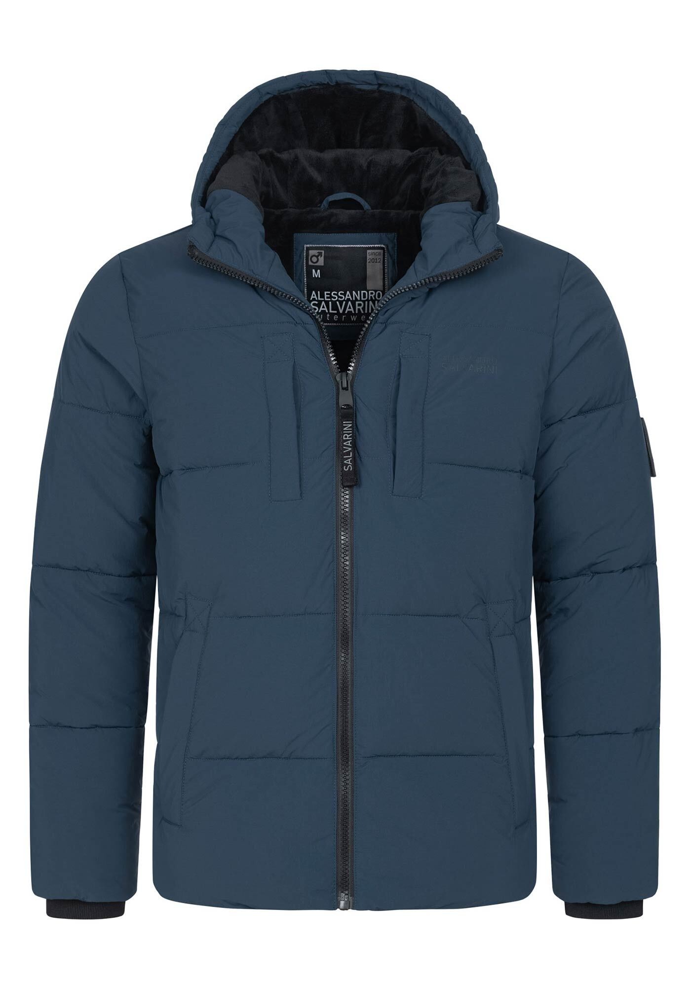 Alessandro Salvarini Winterjacke »ASKelvin«, innen komplett mit warmem Teddyfell
