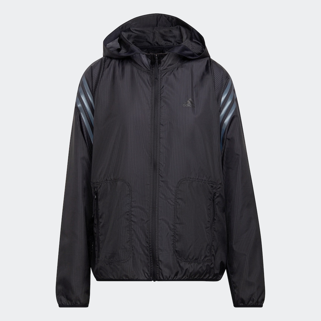 adidas Performance Laufjacke »RUN ICONS 3STREIFEN HOODED RUNNING WINDBREAKER«