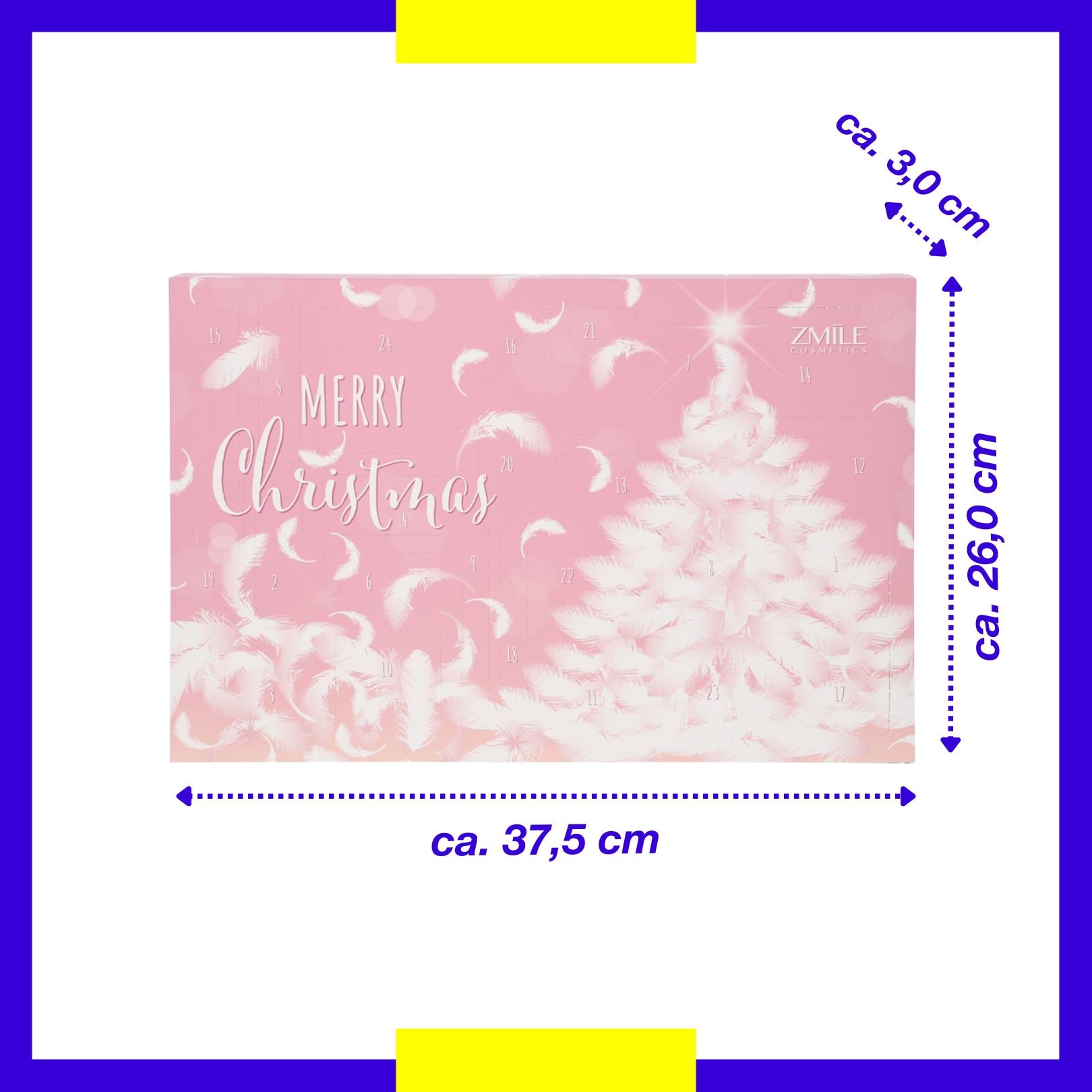 ZMILE COSMETICS Kosmetik-Adventskalender »ZMILE COSMETICS Adventskalender Traditional Pink and Fluffy« ab 12 Jahren vegan