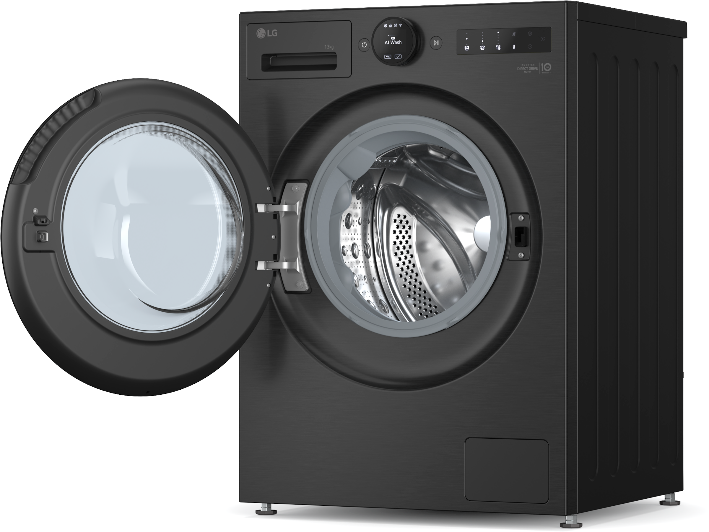 LG Waschmaschine »F4WX803YB«, 13 kg, 1400 U/min, Sicherheitsglastür