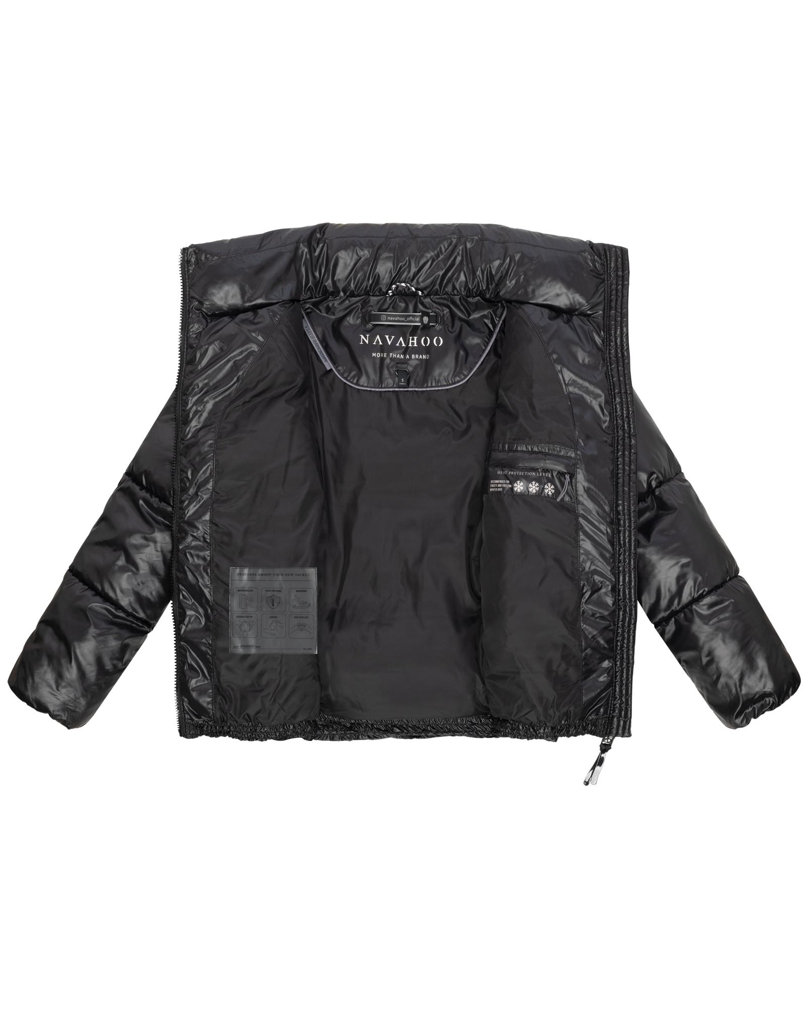 Navahoo Kurzjacke »Eispracht 14«, ohne Kapuze, Kurze gesteppte Damen Winterjacke