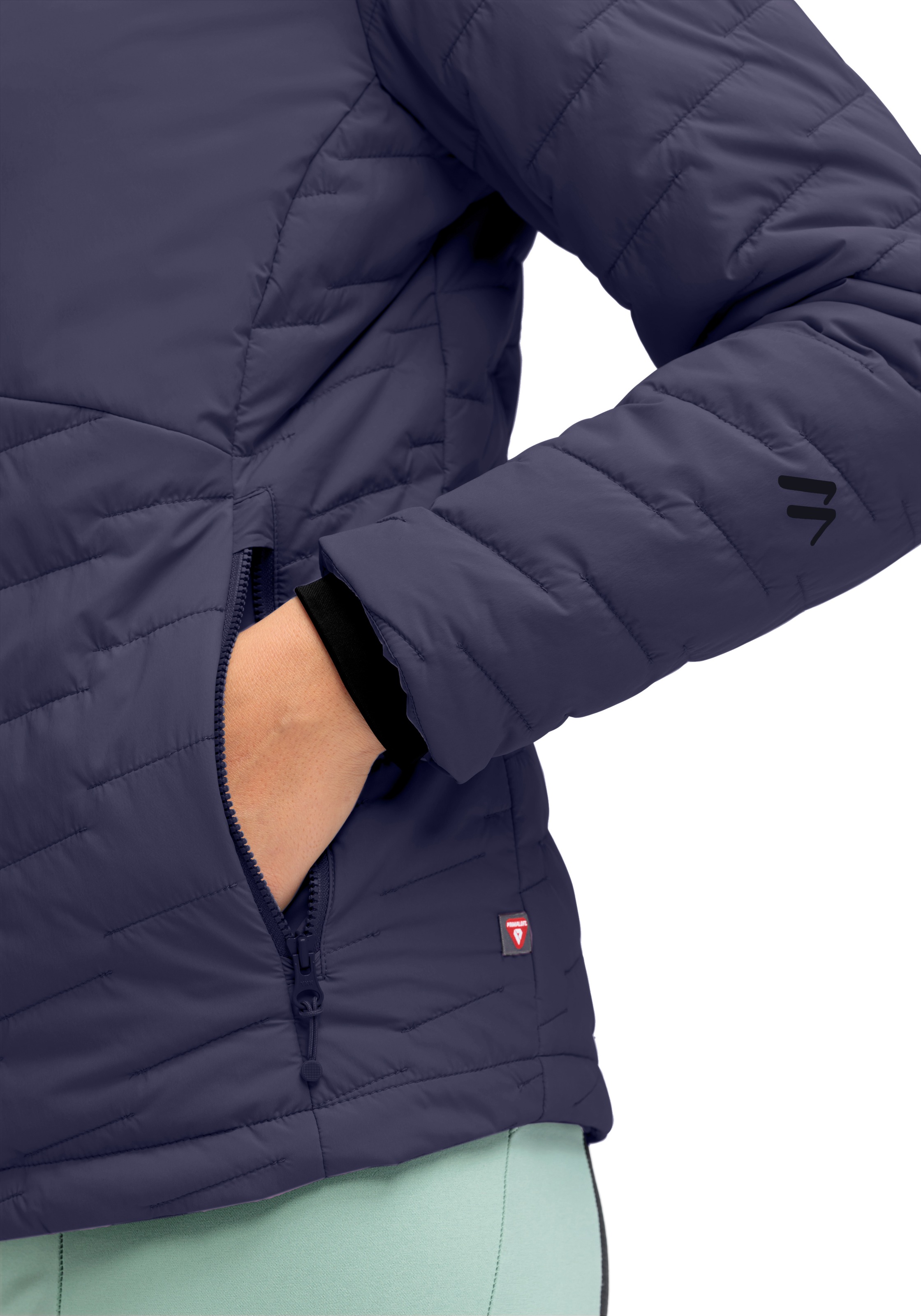 Maier Sports Funktionsjacke »Donovaly W«, Damen Outdoorjacke, Primaloft Jacke mit 3 RV-Taschen und Kapuze