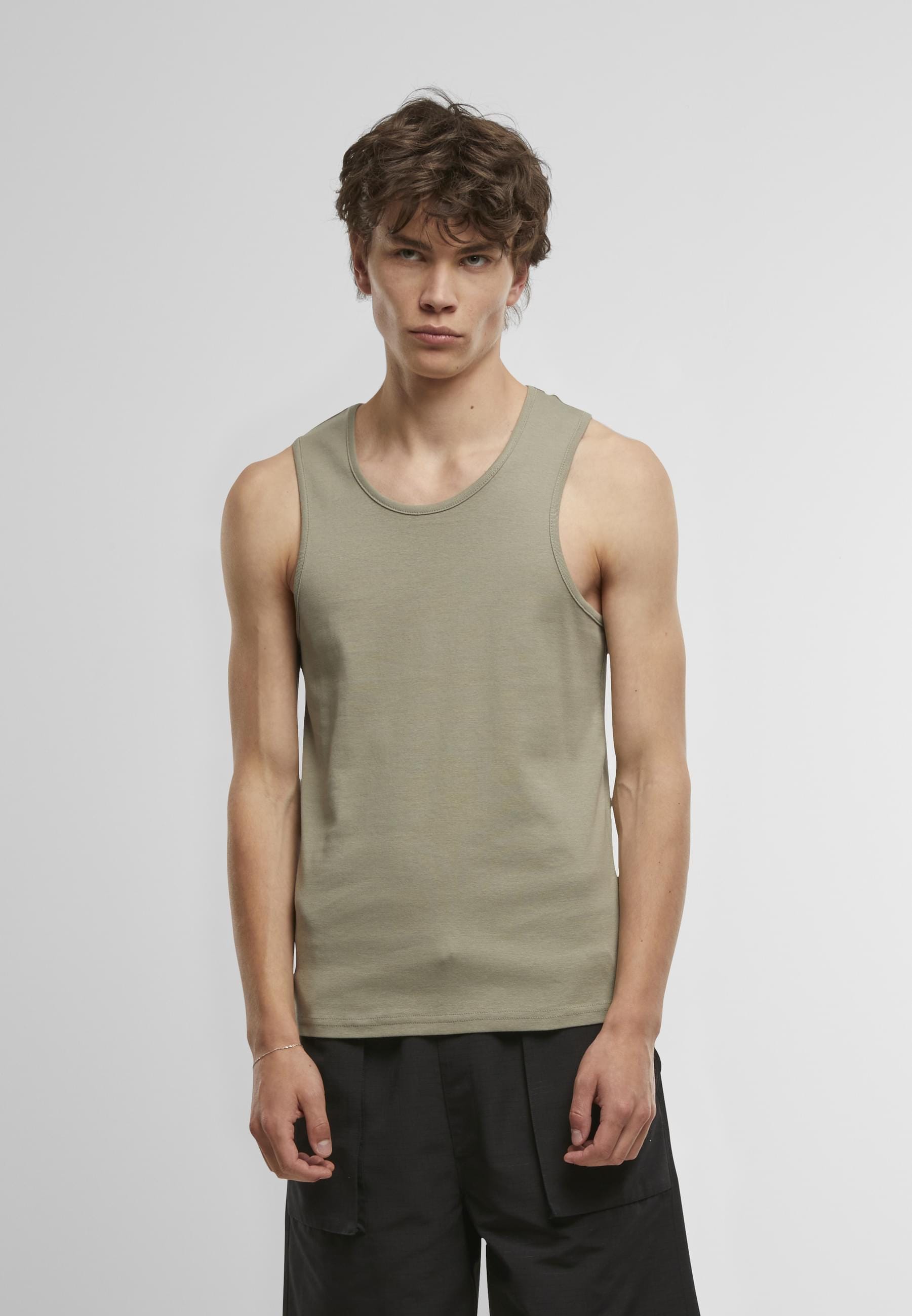 URBAN CLASSICS Tanktop »Urban Classics Ribbed Undershirt 2-Pack«, (1 tlg.)