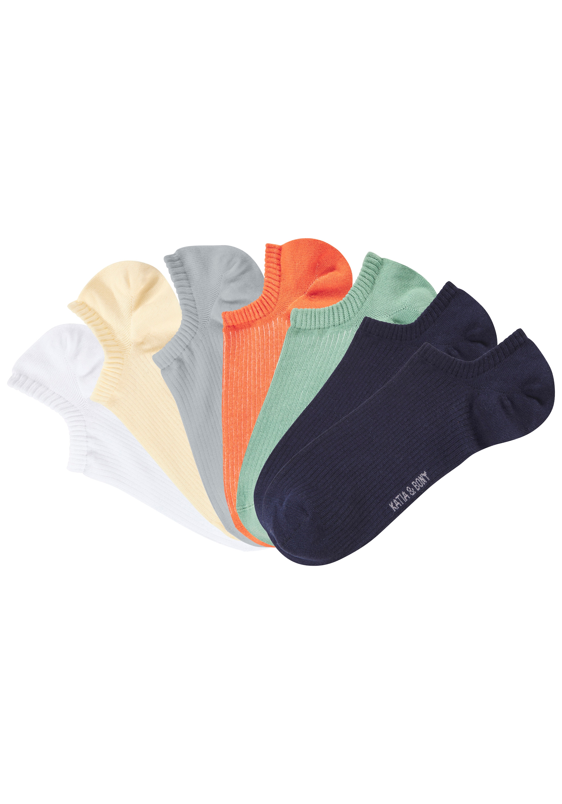 H.I.S Sneakersocken Packung, 7 Paar tlg. invisible und gerippt