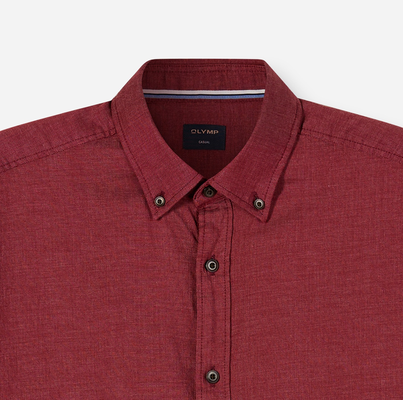 OLYMP Langarmhemd Button-down-Kragen, regular fit, casual