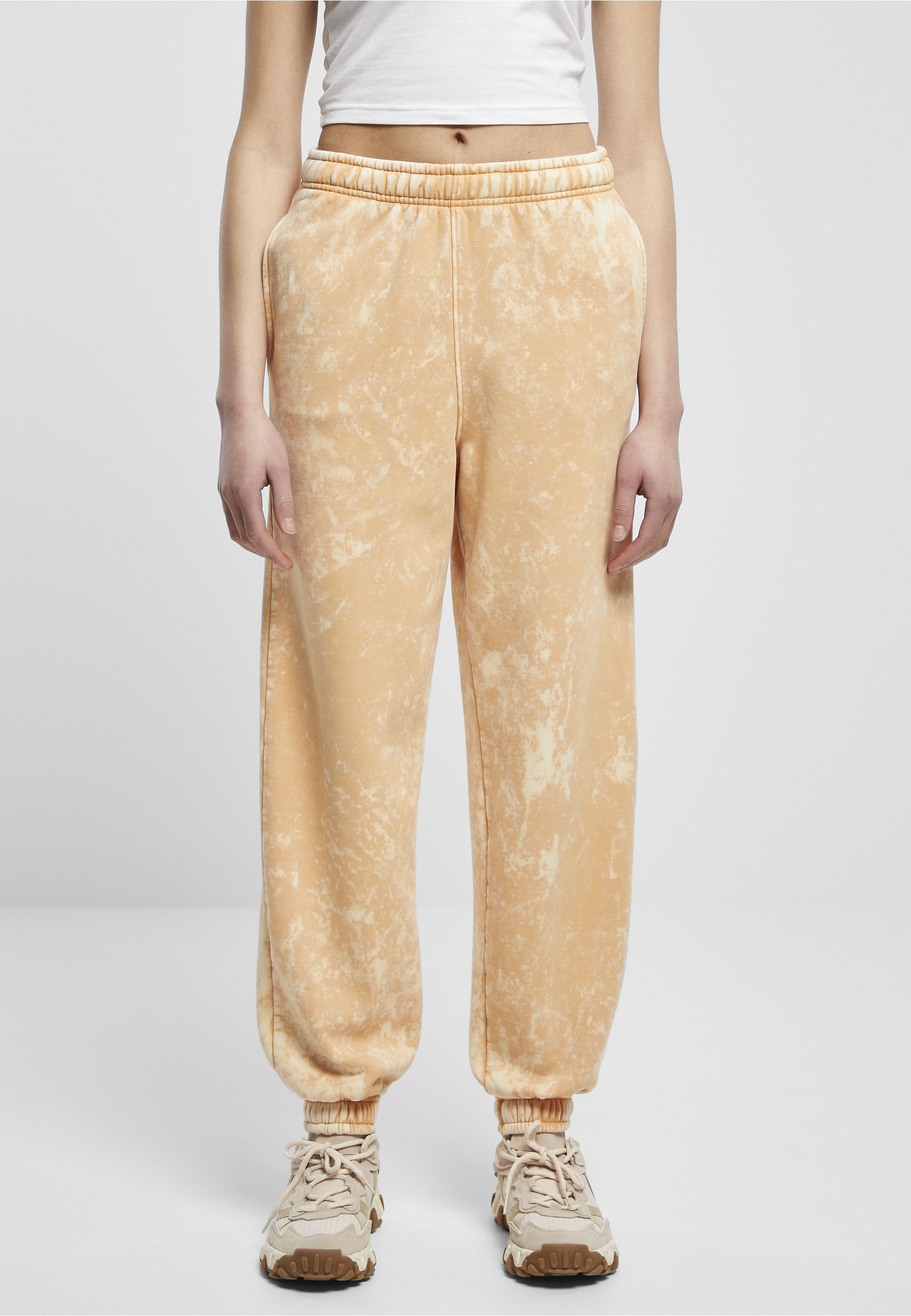 URBAN CLASSICS Jogginghose »Urban Classics Damen Ladies Towel Washed Sweat Pants«