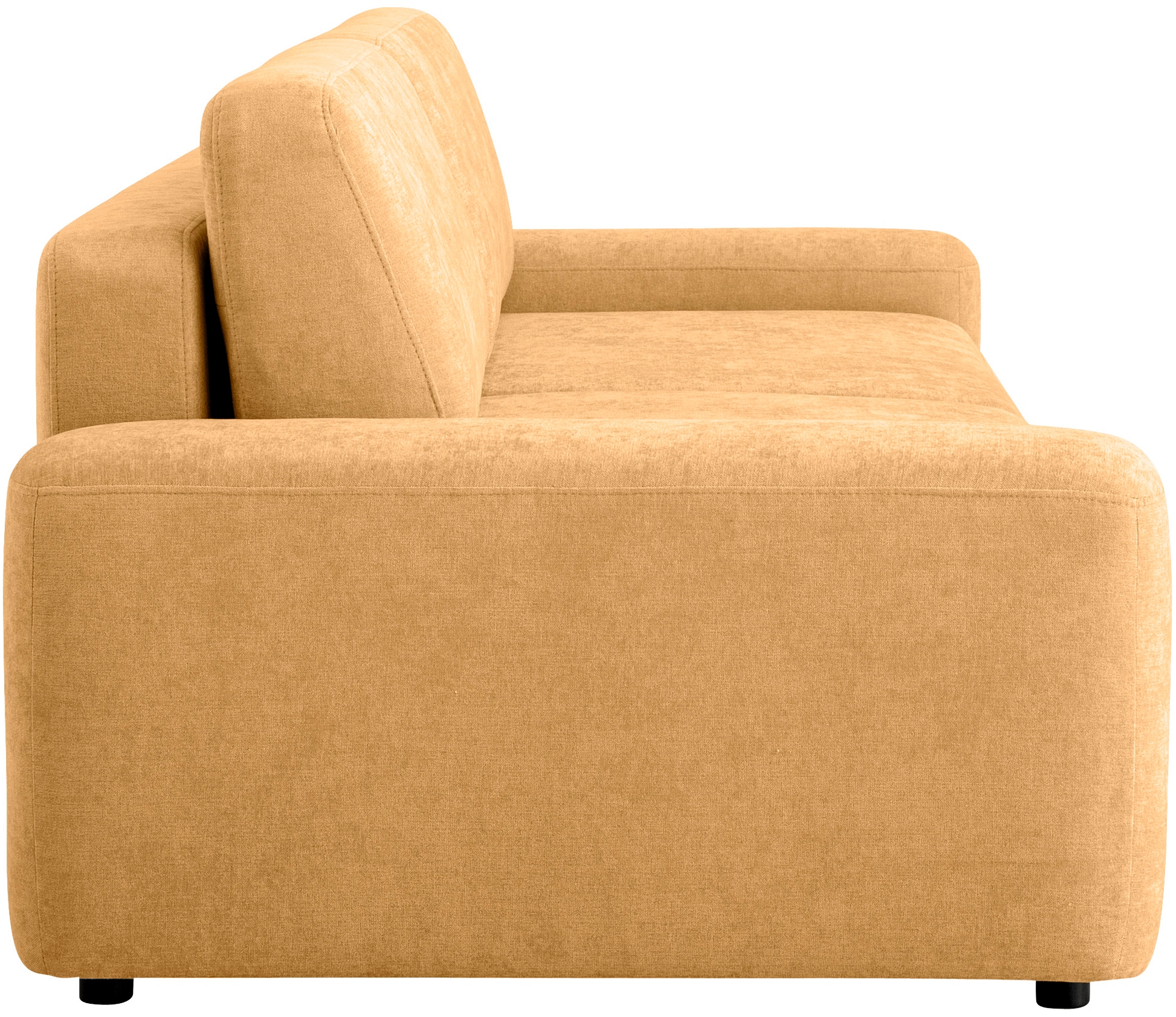 INOSIGN 3-Sitzer »TORGE (257cm), Sofa,Schlafsofa in Cord, Samtvelours, Struktur fein«, rundes Design, Schlaffunktion u. Bettkasten, Liegefläche: 135/200 cm