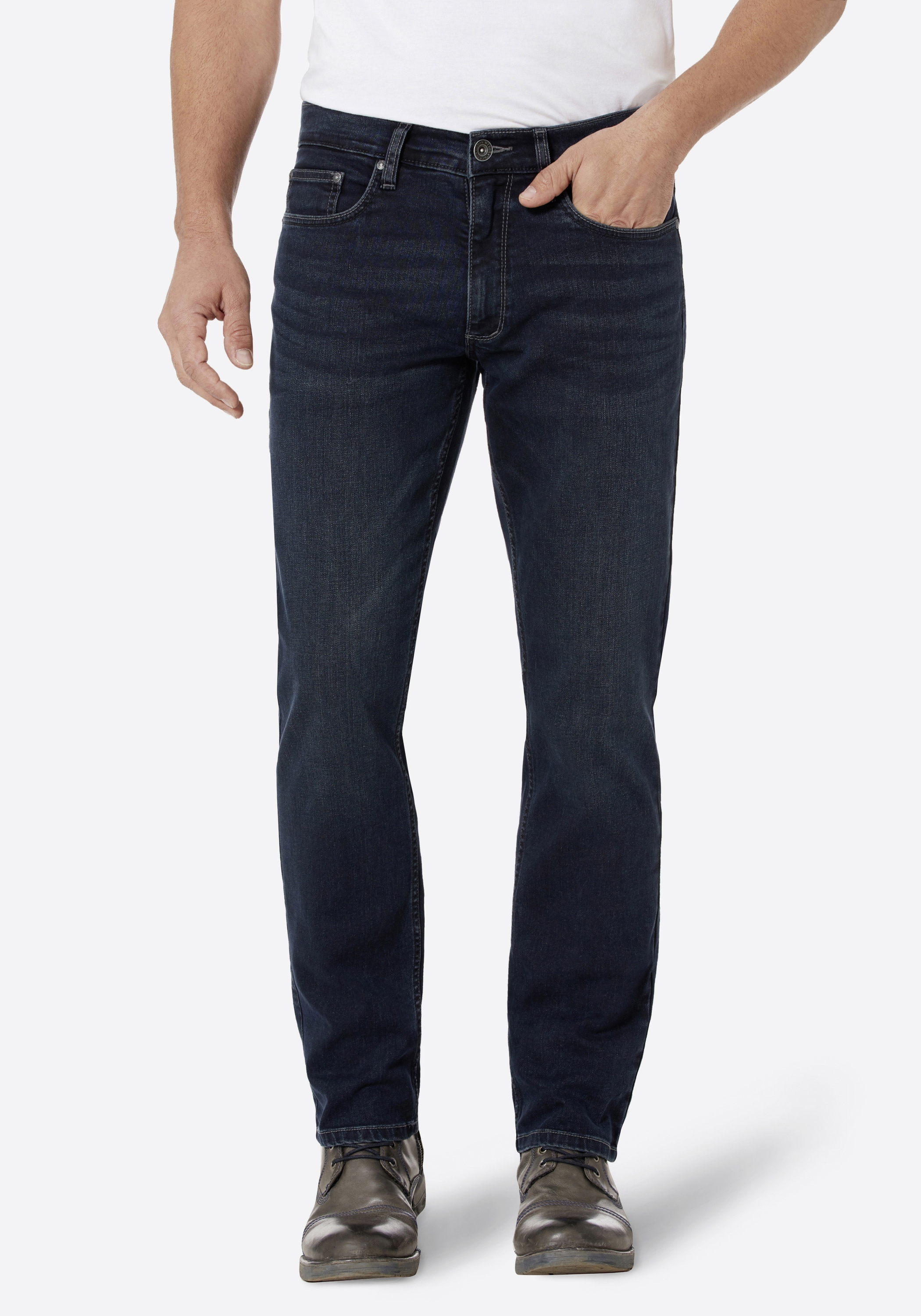 HERO by John Medoox 5-Pocket-Jeans "Denver Regular Straight Stretch Jeans" günstig online kaufen