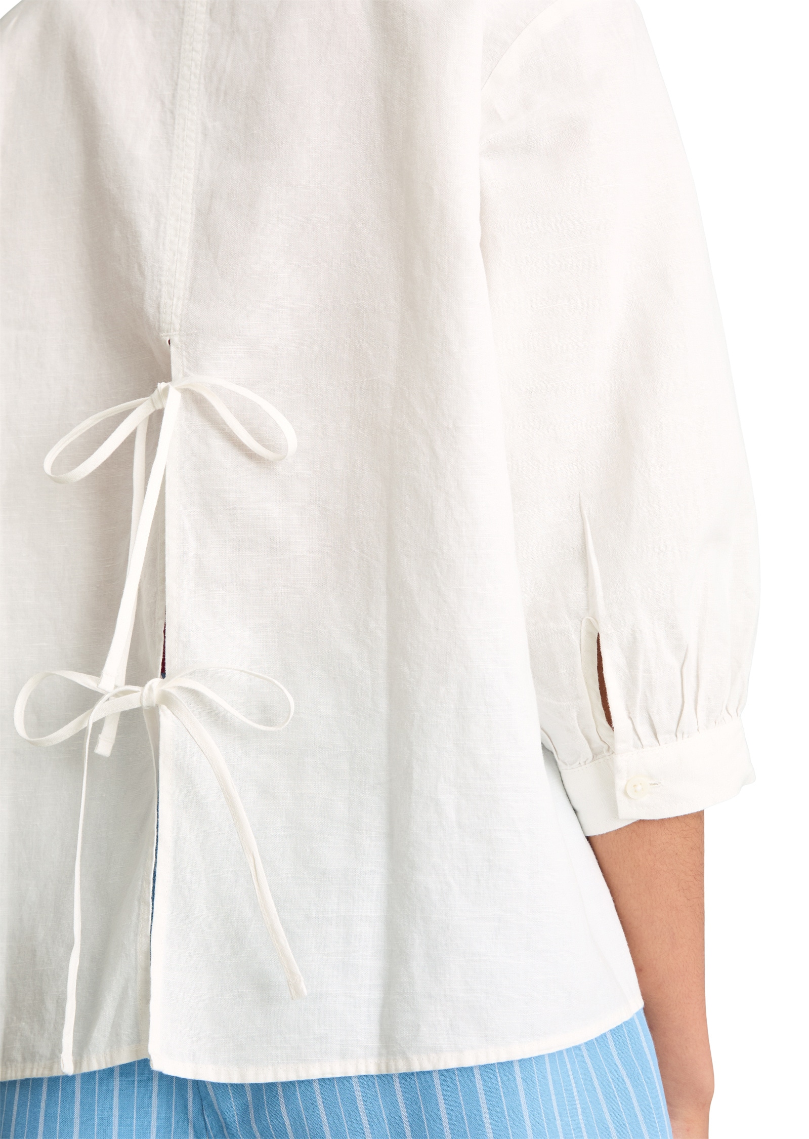 Marc O'Polo DENIM Langarmbluse »aus Leinen-Baumwolle-Mix«