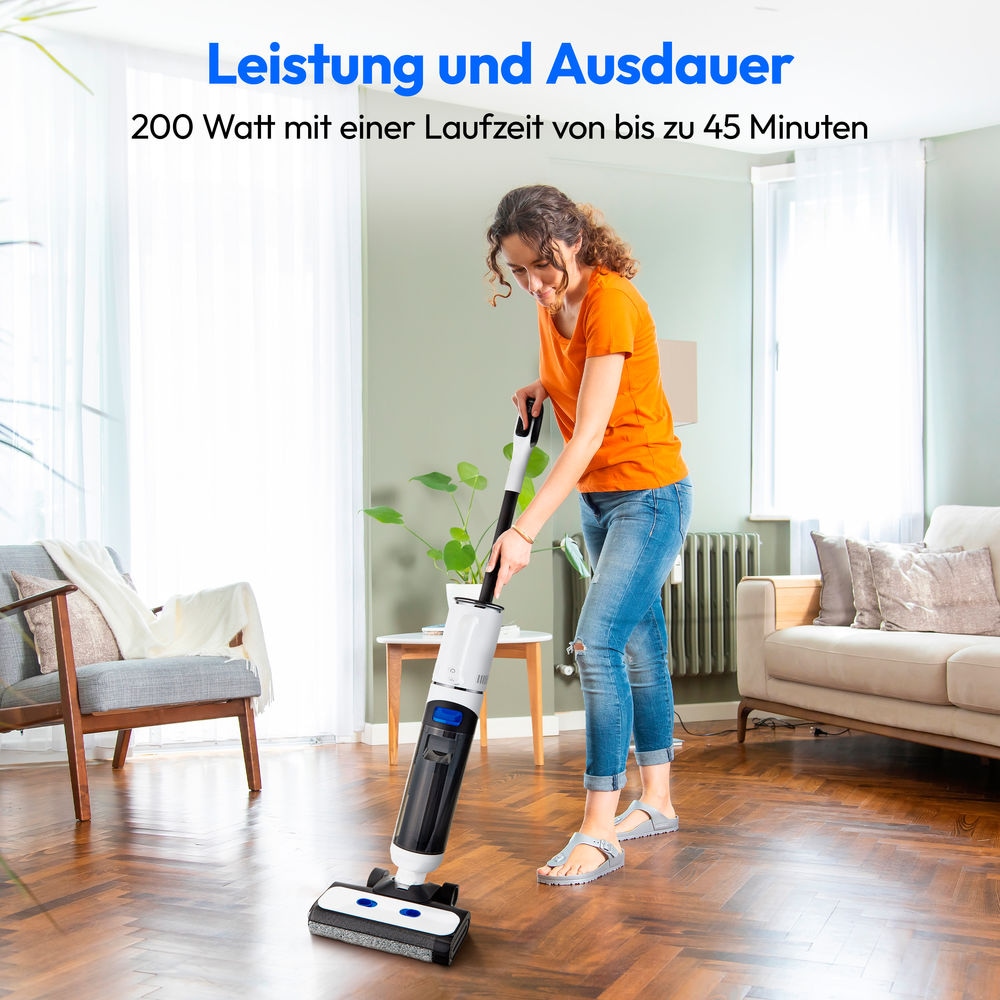 Medion® Nass-Trocken-Sauger »H30 (MD 11935), Frisch- und Schmutzwassertank, integriertes Zubehör«, Selbstreinigungs- und Trocknungsfunktion, 45min Laufzeit, LED-Display