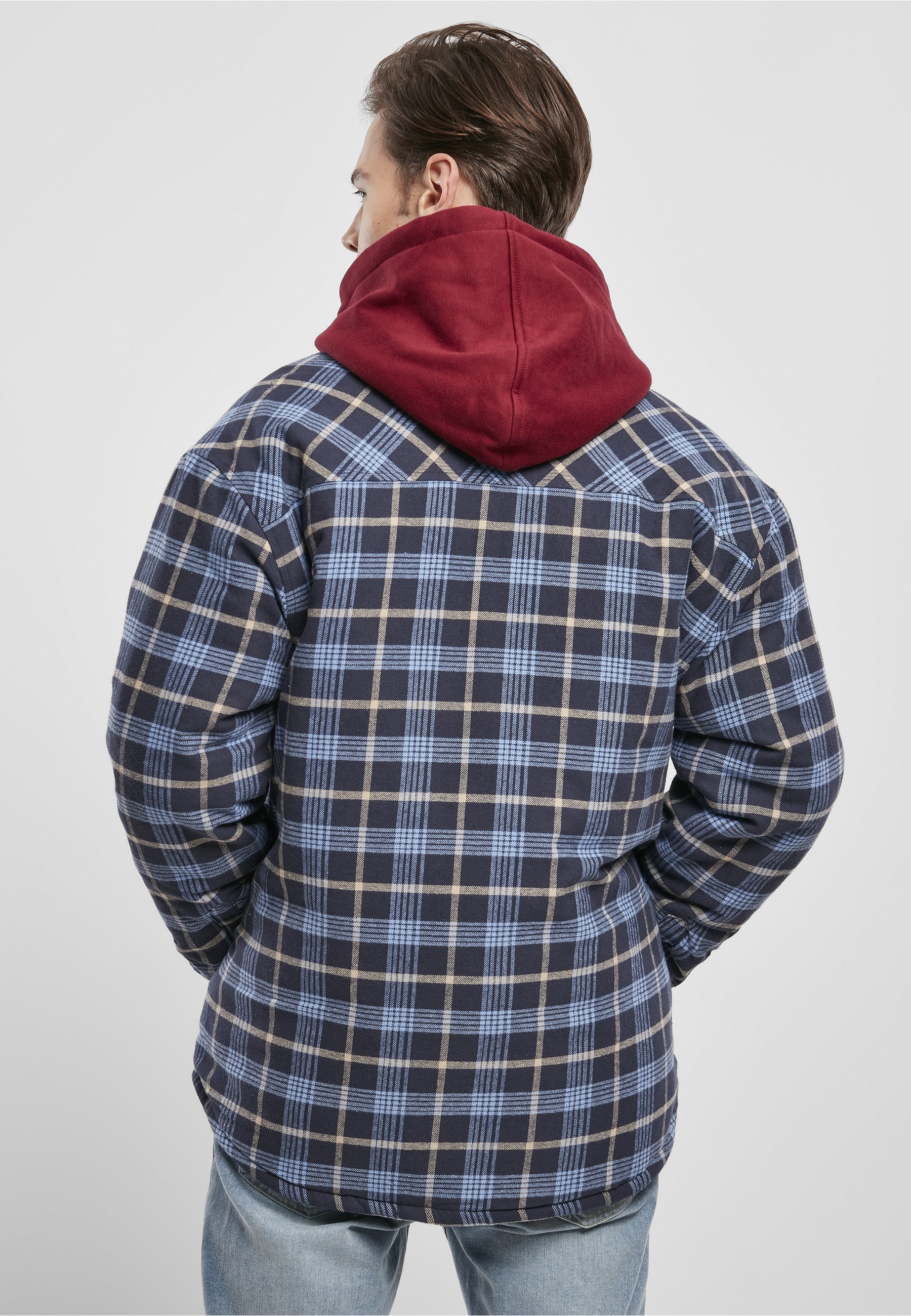 URBAN CLASSICS Anorak »Urban Classics Herren Plaid Quilted Shirt Jacket« 1 Stk. tlg. ohne Kapuze