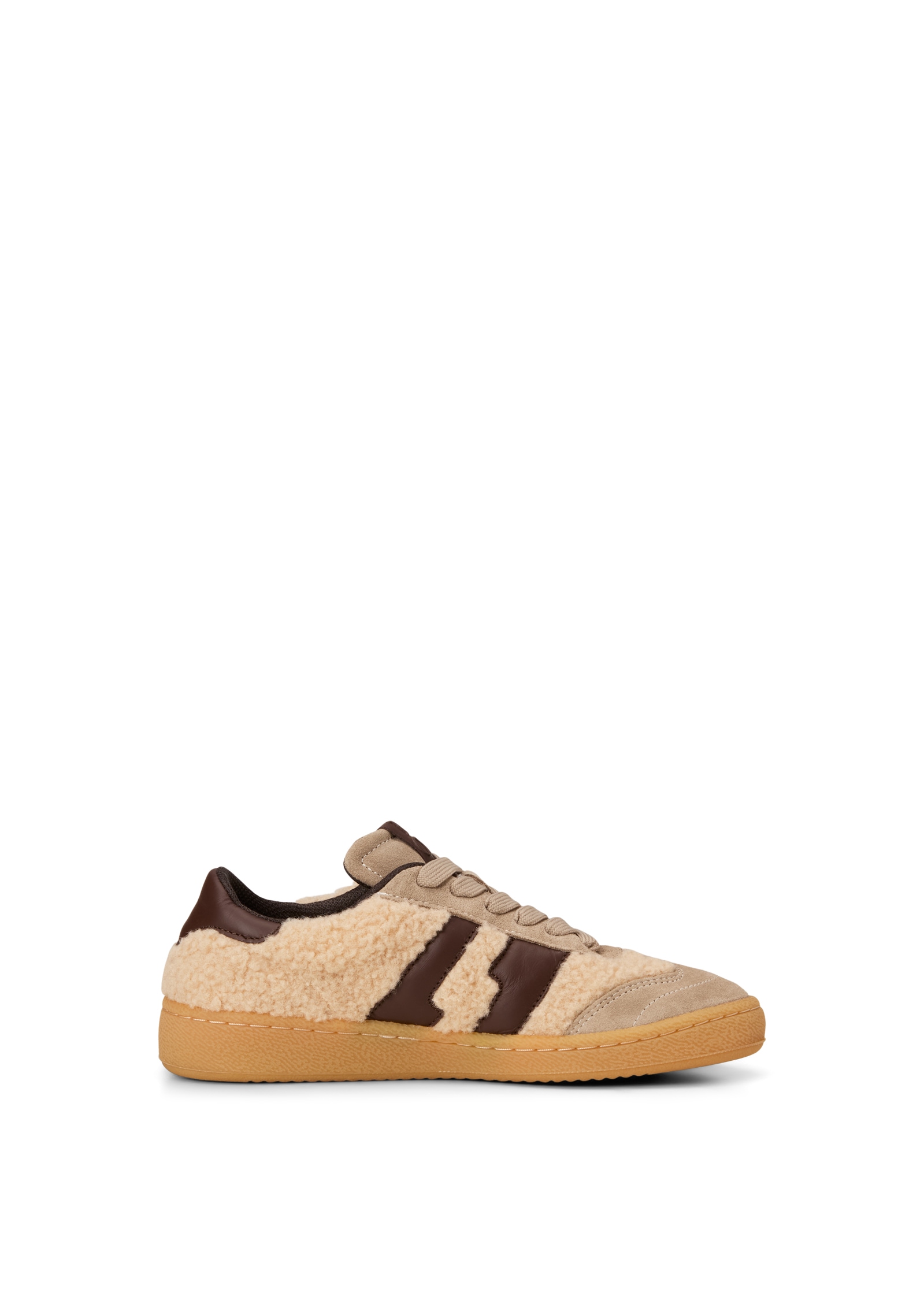 Marc O'Polo Sneaker »Model Court W 5«  Retro-Sneaker, Halbschuh, Schnürschuh mit Kontraststreifen