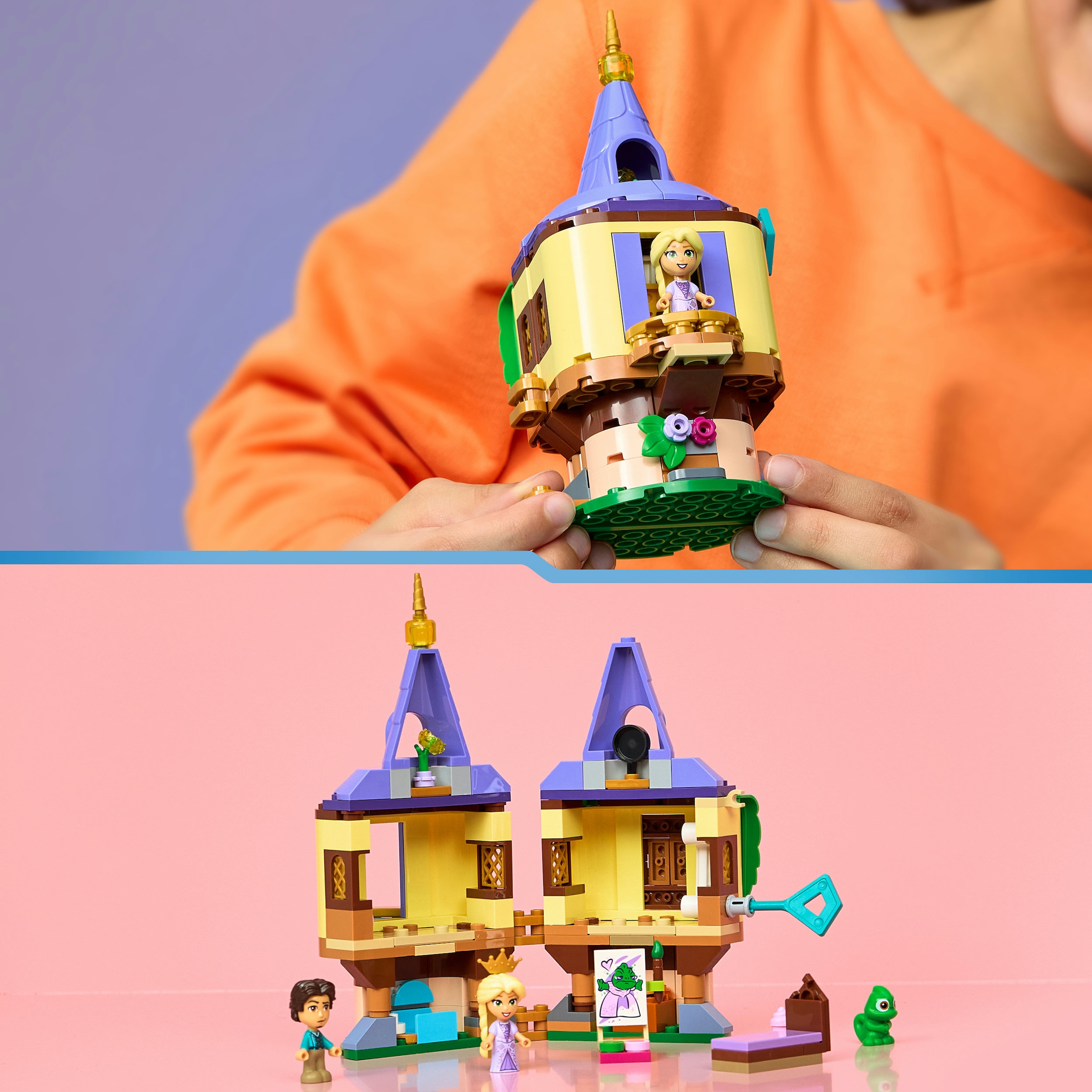 LEGO® Konstruktionsspielsteine »Rapunzels Mini-Turm (43294), LEGO Disney Princess« Made in Europe