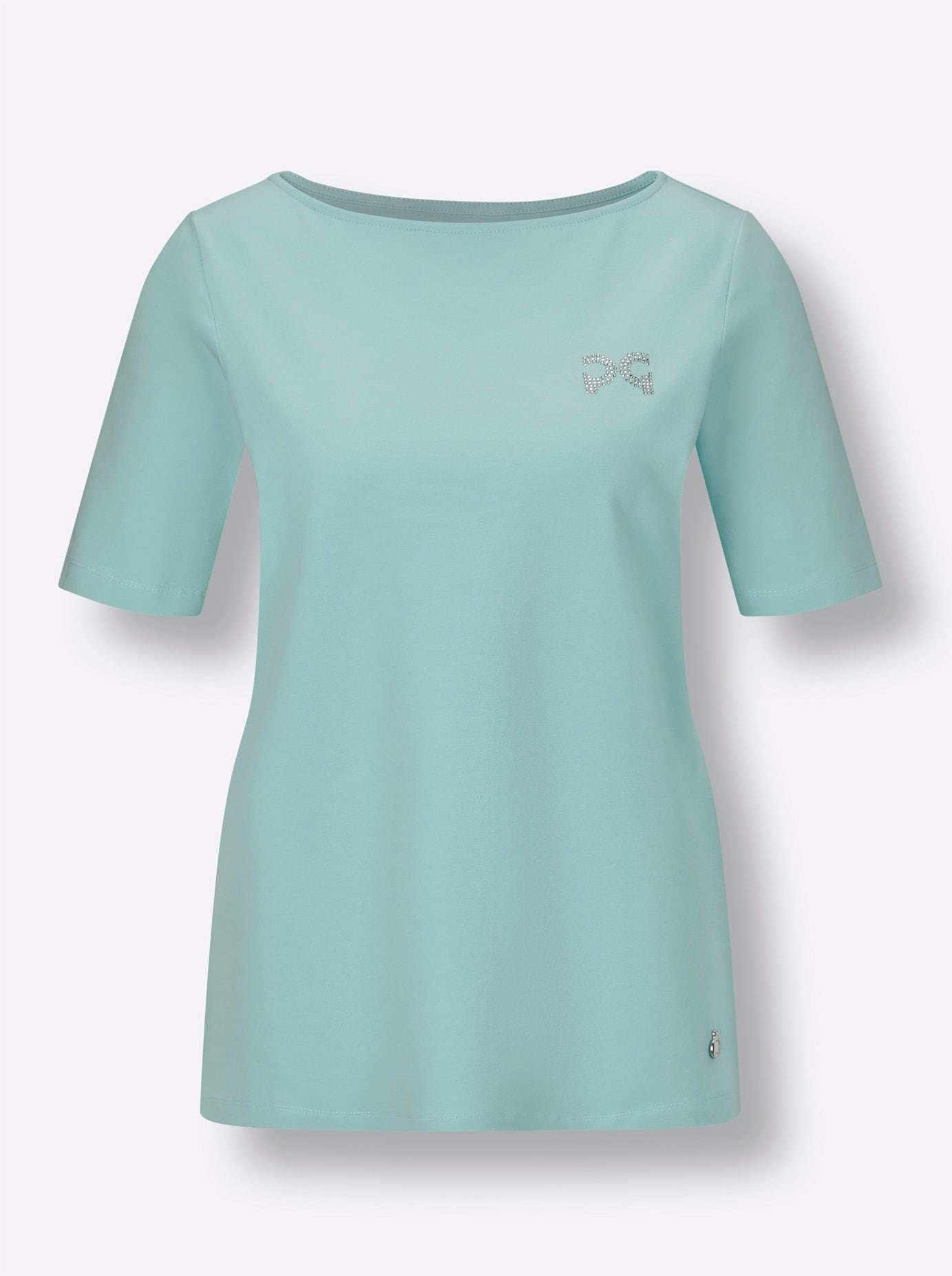 CREATION L PREMIUM Kurzarmshirt »Pima-Baumwoll-Shirt«, (1 tlg.)